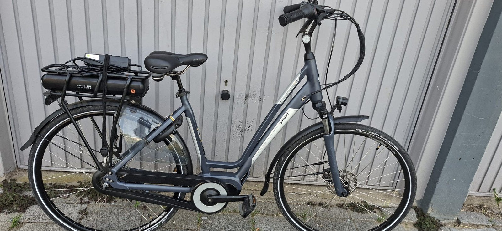 Amslod Willington Mrx Middenmotor E-BIKE 600Wh accu 53cm fra, Ophalen, Zo goed als nieuw, Overige merken