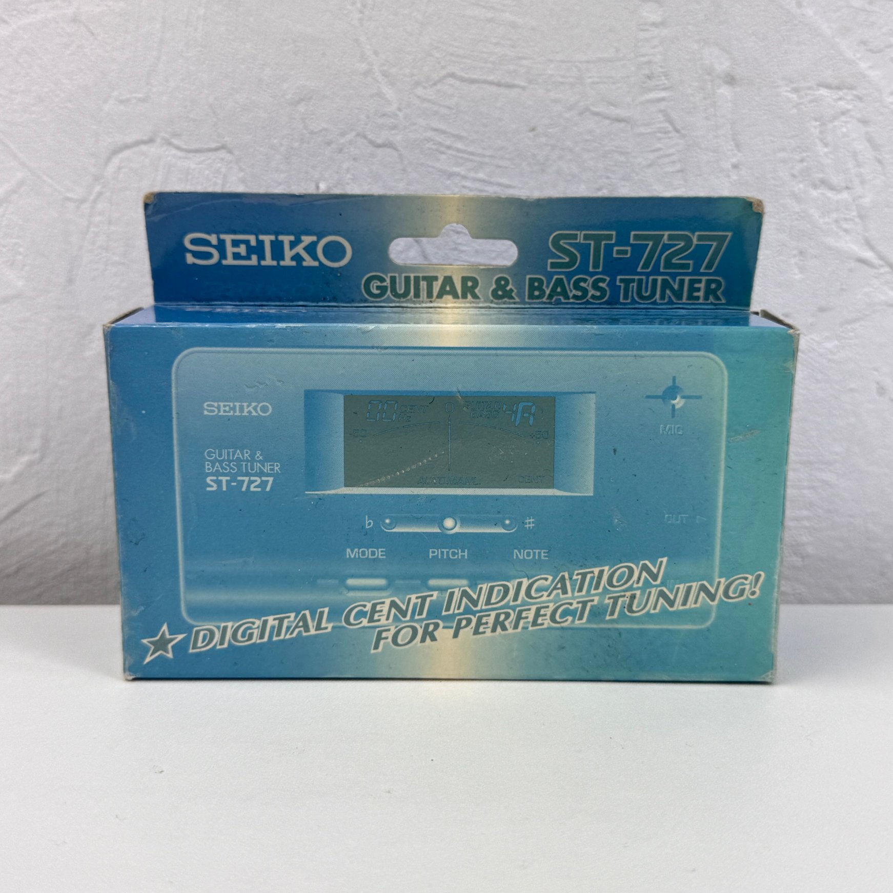 Seiko ST-727 | gitaar en bass tuner stemkastje, N, Ophalen of Verzenden, J, Elektrische gitaar