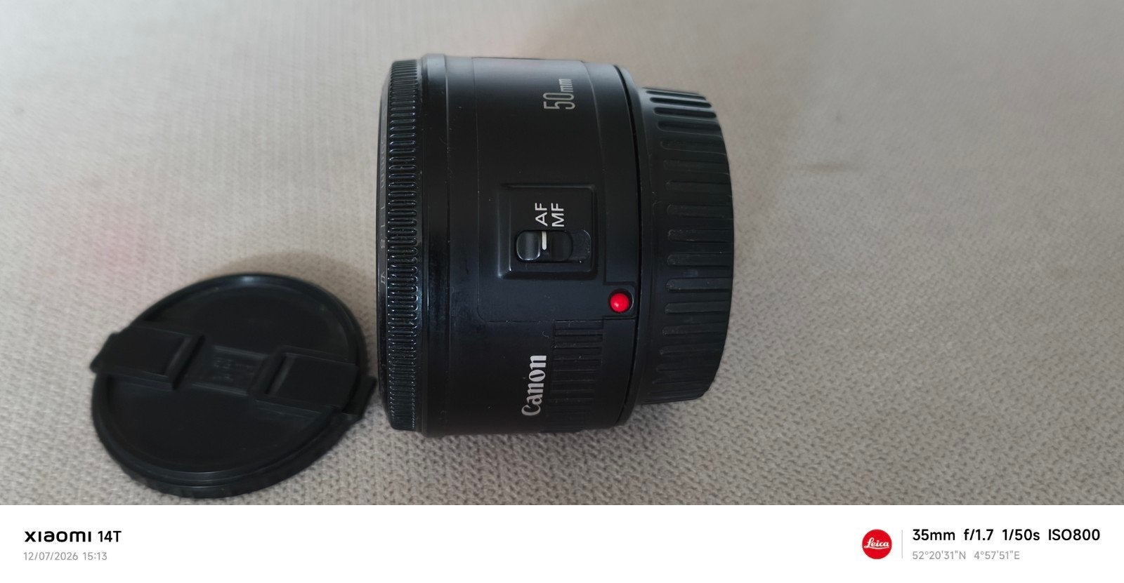 Canon EF 50mm f/1.8 II portretlens / prime lens – In zeer go, Audio, Tv en Foto, Fotografie | Lenzen en Objectieven, Ophalen, Zo goed als nieuw