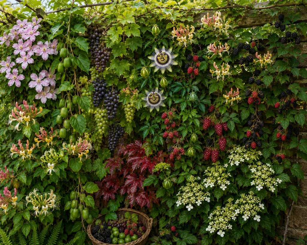 Klimplanten Voordeelpakketen Zon, Schaduw, Eetbaar, Tuin en Terras, Planten | Tuinplanten, Ophalen of Verzenden, Vaste plant, Klimplanten
