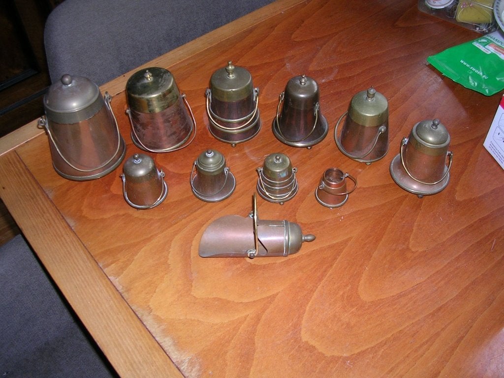 Een aantal miniatuur doof potjes zie foto., Antiek en Kunst, Ophalen of Verzenden, Koper