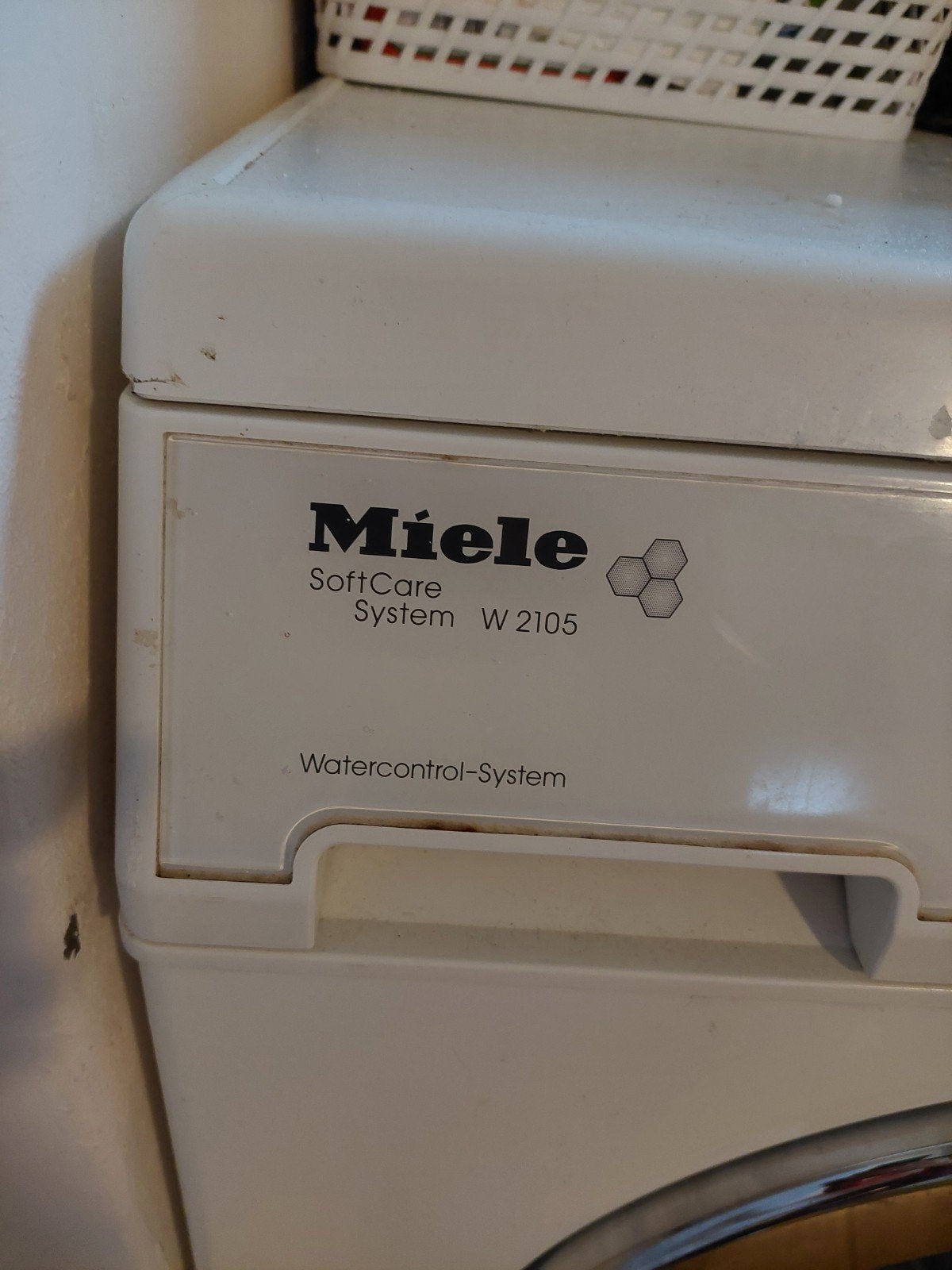 miele wasmachine moet nagekeken worden, Witgoed en Apparatuur, Ophalen, Gebruikt, 1200 tot 1600 toeren, 85 tot 90 cm