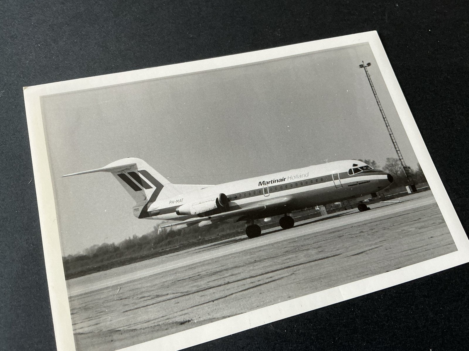foto Martinair Holland vliegtuig PH-MAT, Verzenden, Gebruikt, Kaart, Foto of Prent