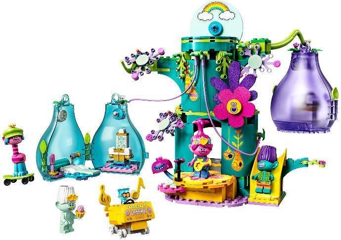 Lego Trolls World Tour 41255 Pop Village Celebration, Ophalen of Verzenden, Zo goed als nieuw, Complete set, Lego
