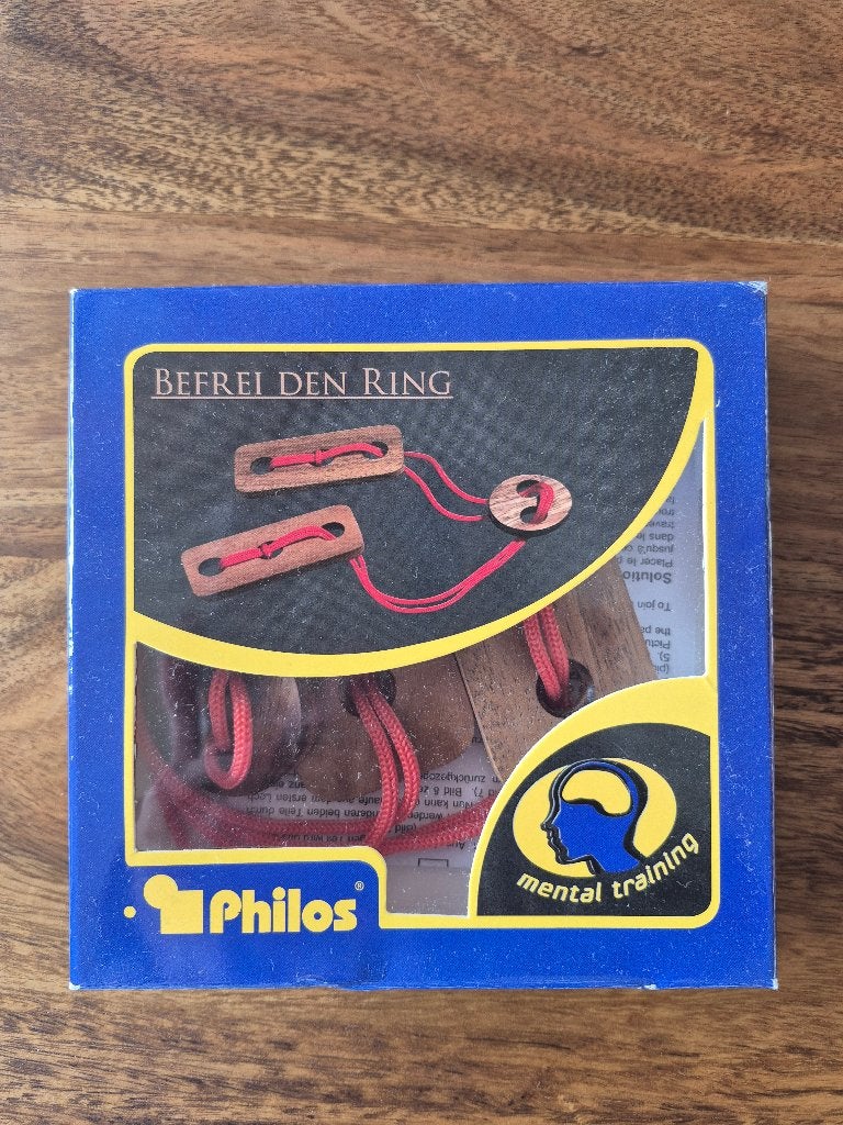 Touwpuzzel breinbreker - Philos, Ophalen of Verzenden, Minder dan 500 stukjes, Zo goed als nieuw, Overige typen