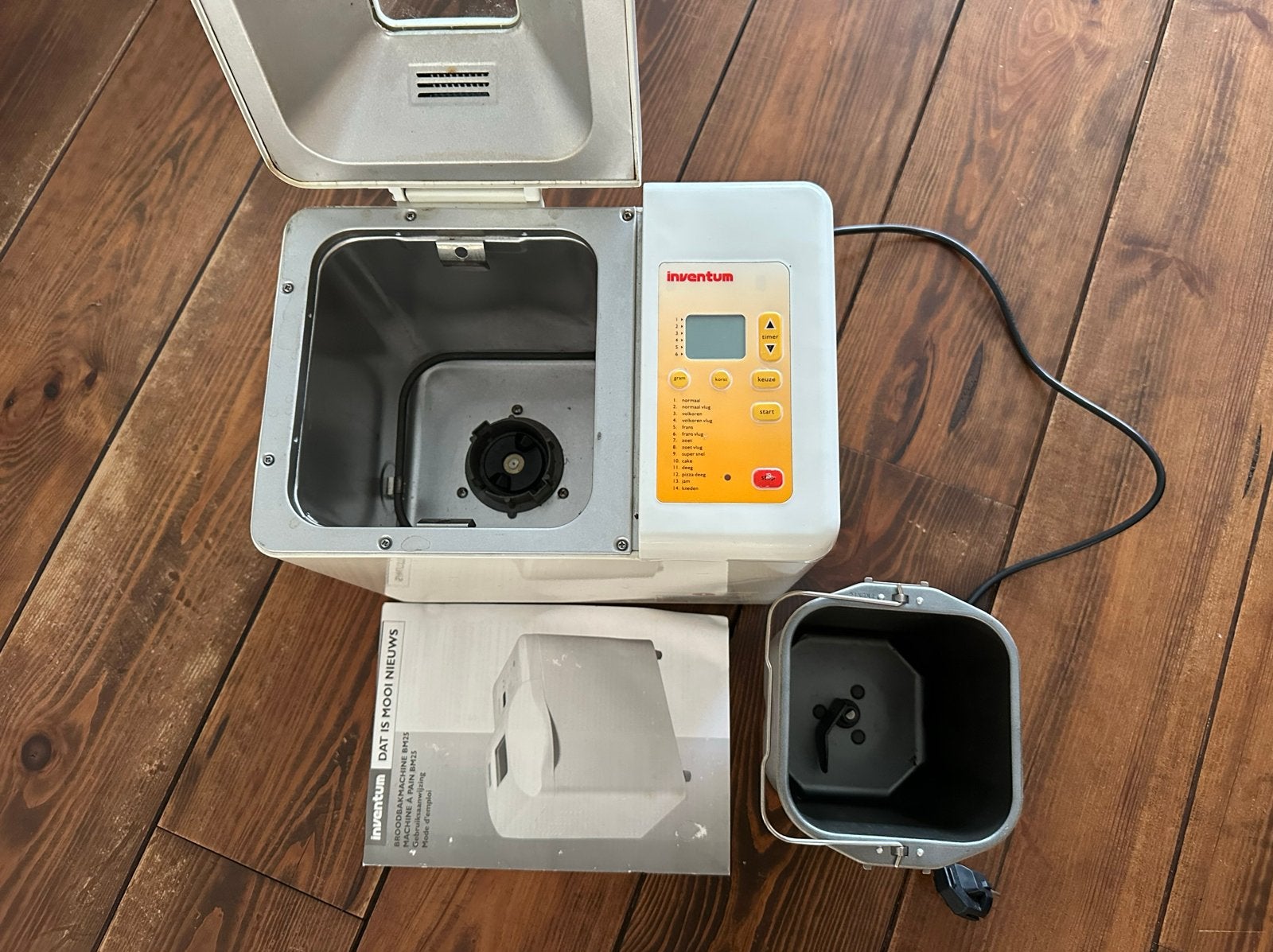 Inventum Broodbakmachine - Zo goed als nieuw, 800 tot 1200 gram deeg, Zo goed als nieuw, Kijkvenster, Ophalen