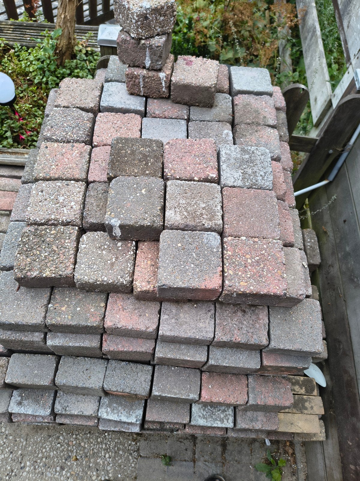 Gebruikte koppelstones voor tuin of oprit, Ophalen, Gebruikt, Klinkers, 5 tot 10 m²