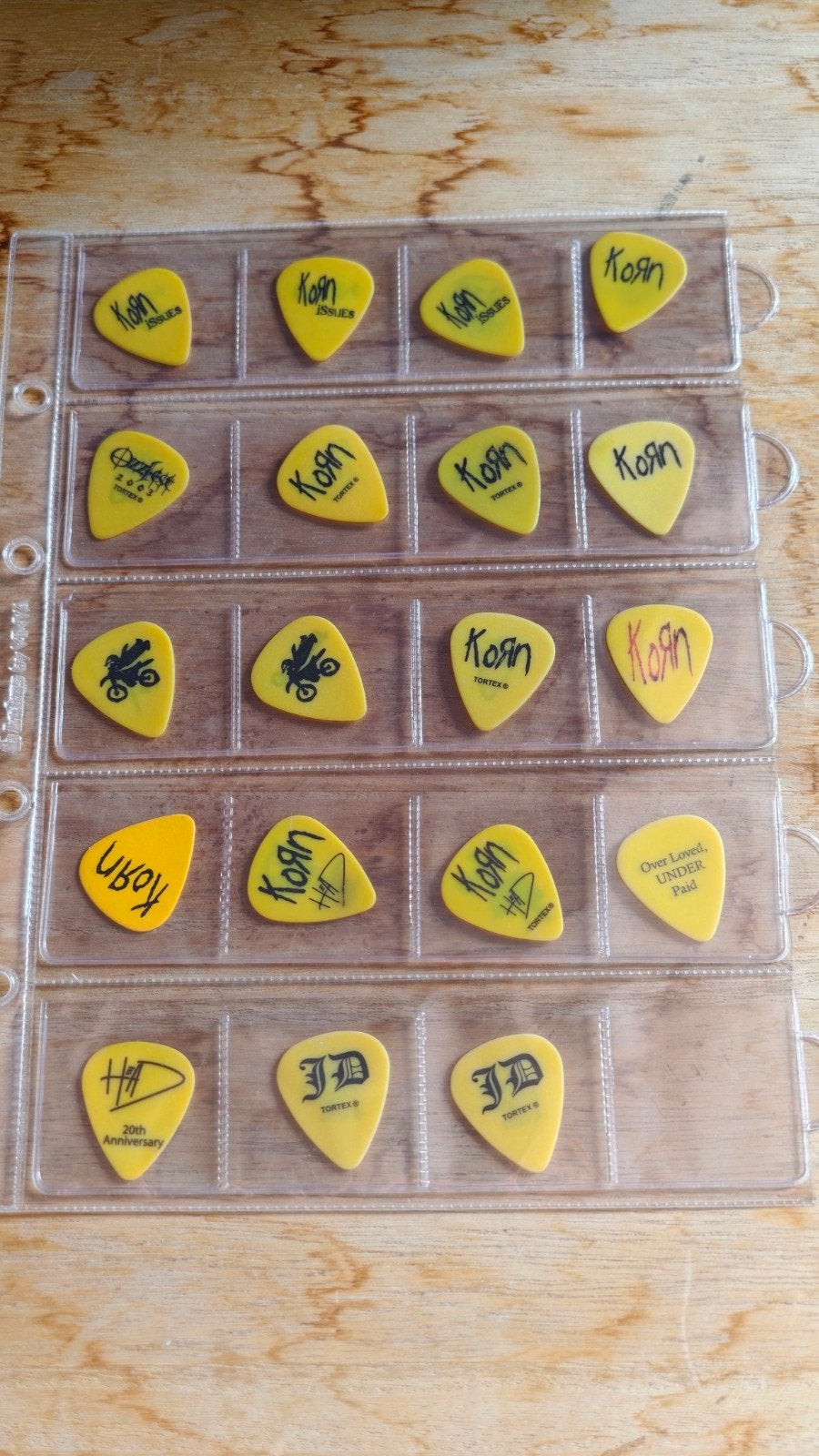 Korn Plectrum Collectie - Zeldzame exemplaren, Ophalen