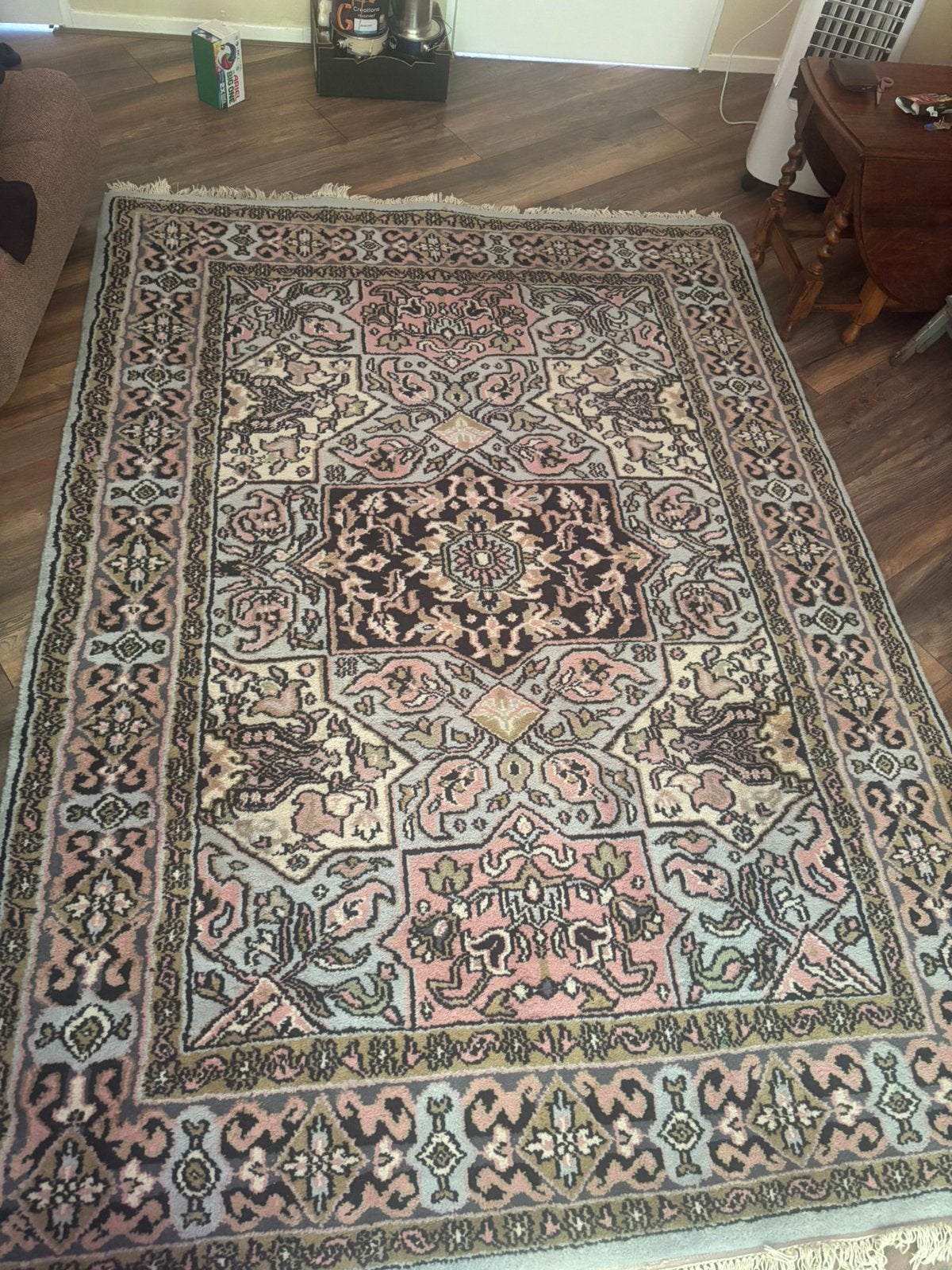 Vintage tapijt, Huis en Inrichting, Stoffering | Tapijten en Kleden, 200 cm of meer, Zo goed als nieuw, Rechthoekig, 50 tot 100 cm