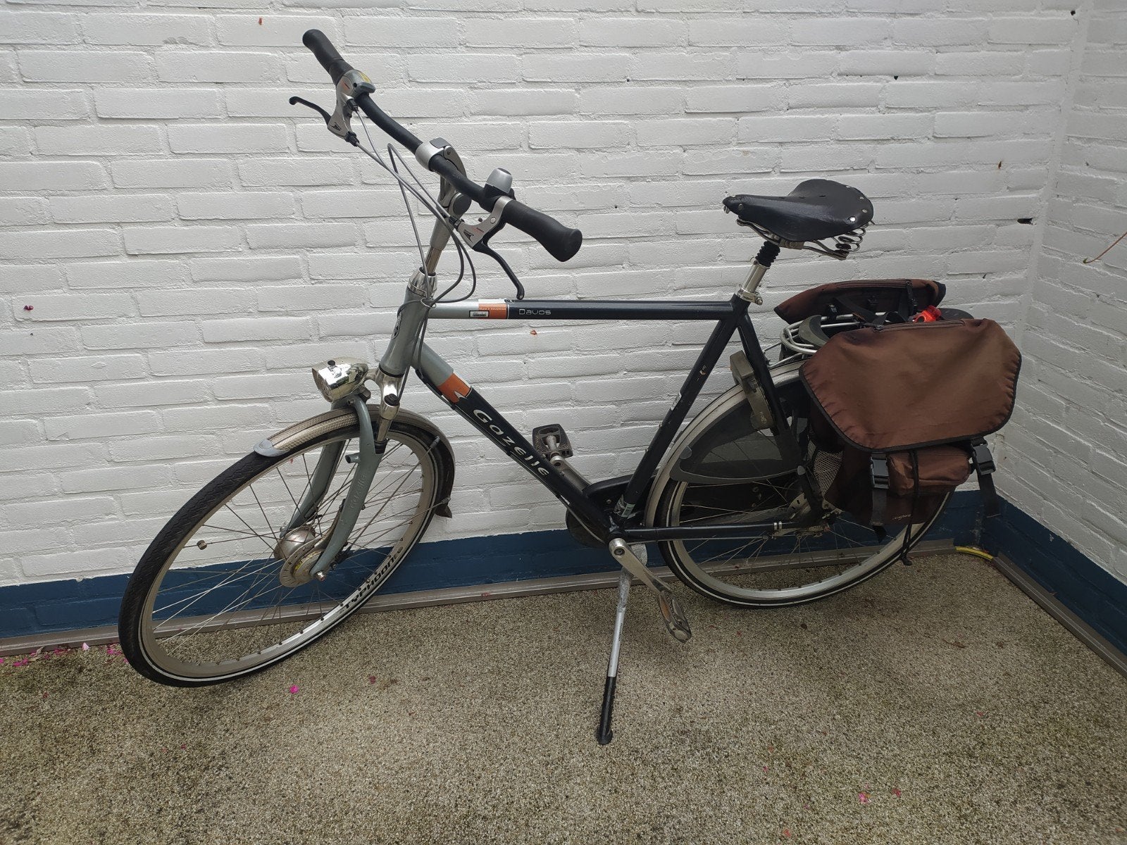 Te koop Gazelle fiets type Davos 8 versnellingen., Fietsen en Brommers, Fietsen | Heren | Herenfietsen, Ophalen, Gebruikt, Versnellingen