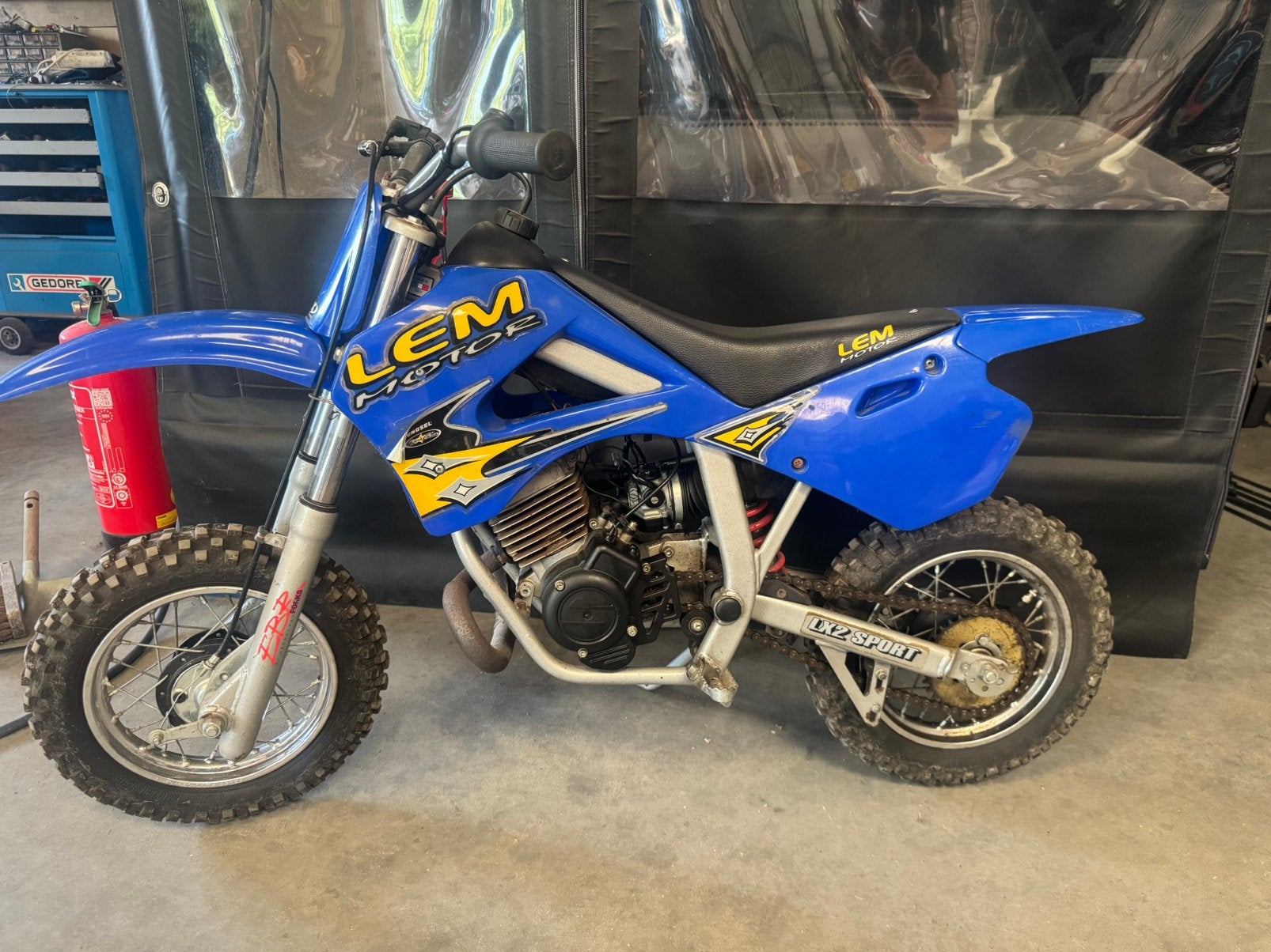 lem LX2 50cc kinder crosser crossbrommer, Fietsen en Brommers, Minibikes, Midibikes en Pitbikes, Ophalen, Lem, Overige typen, Lem