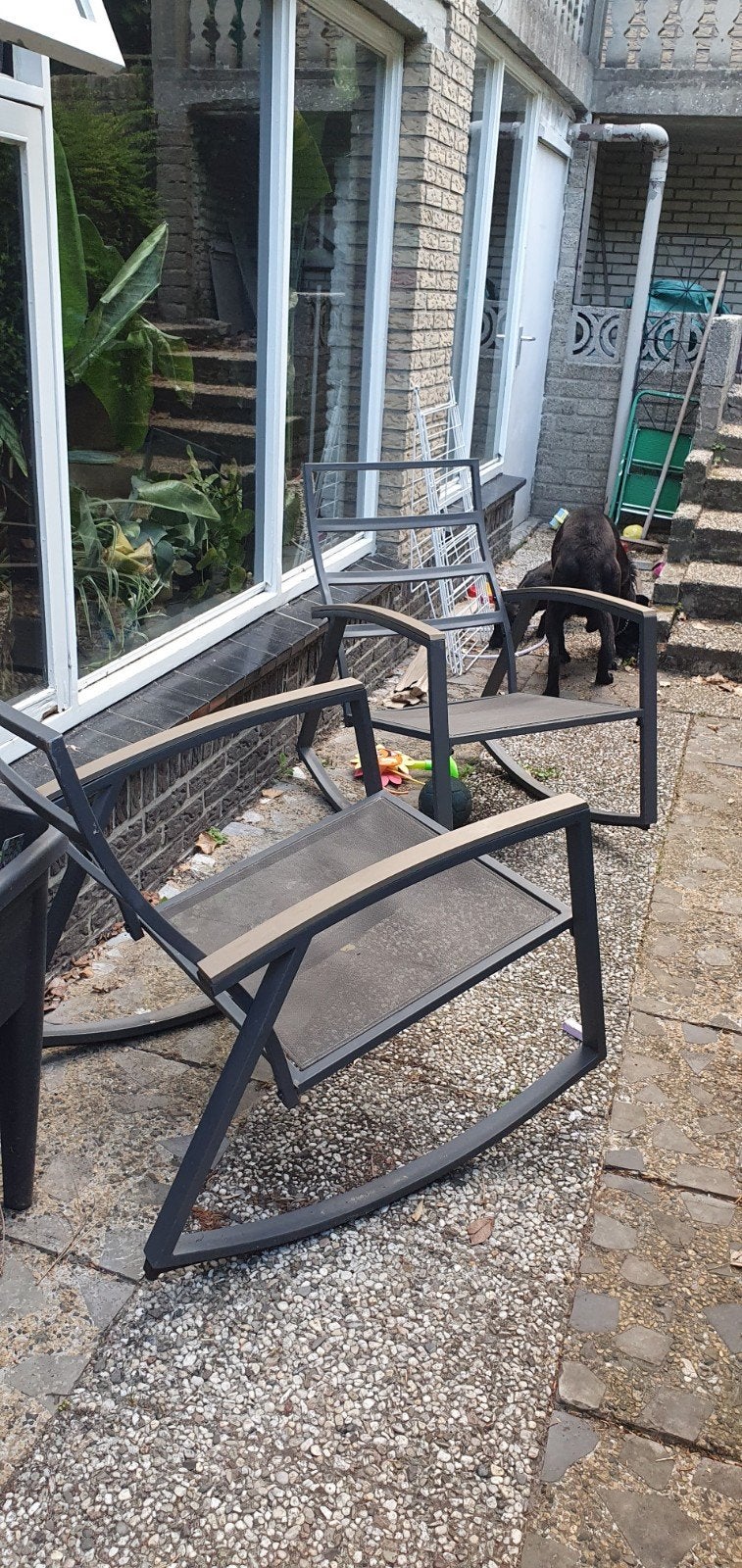 twee nette schommelstoelen voor buiten, Tuin en Terras, Ophalen