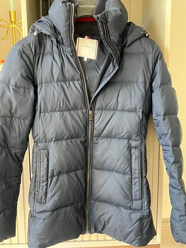 Tommy Hilfiger dames jas, Ophalen of Verzenden, Zo goed als nieuw, Maat 34 (XS) of kleiner, Blauw