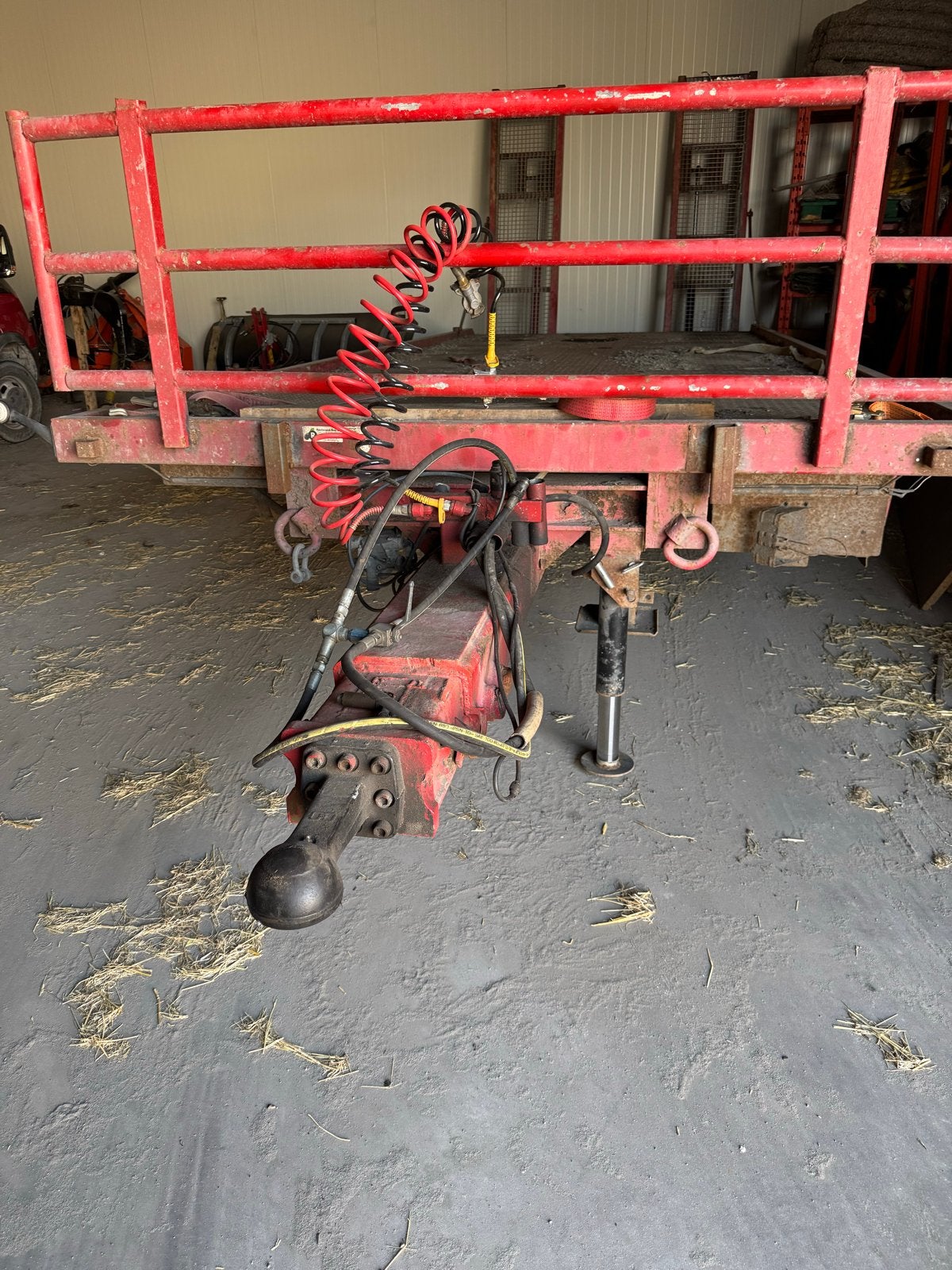 Dieplader voor trekker 15 ton laadvermogen, Ophalen of Verzenden, Gebruikt