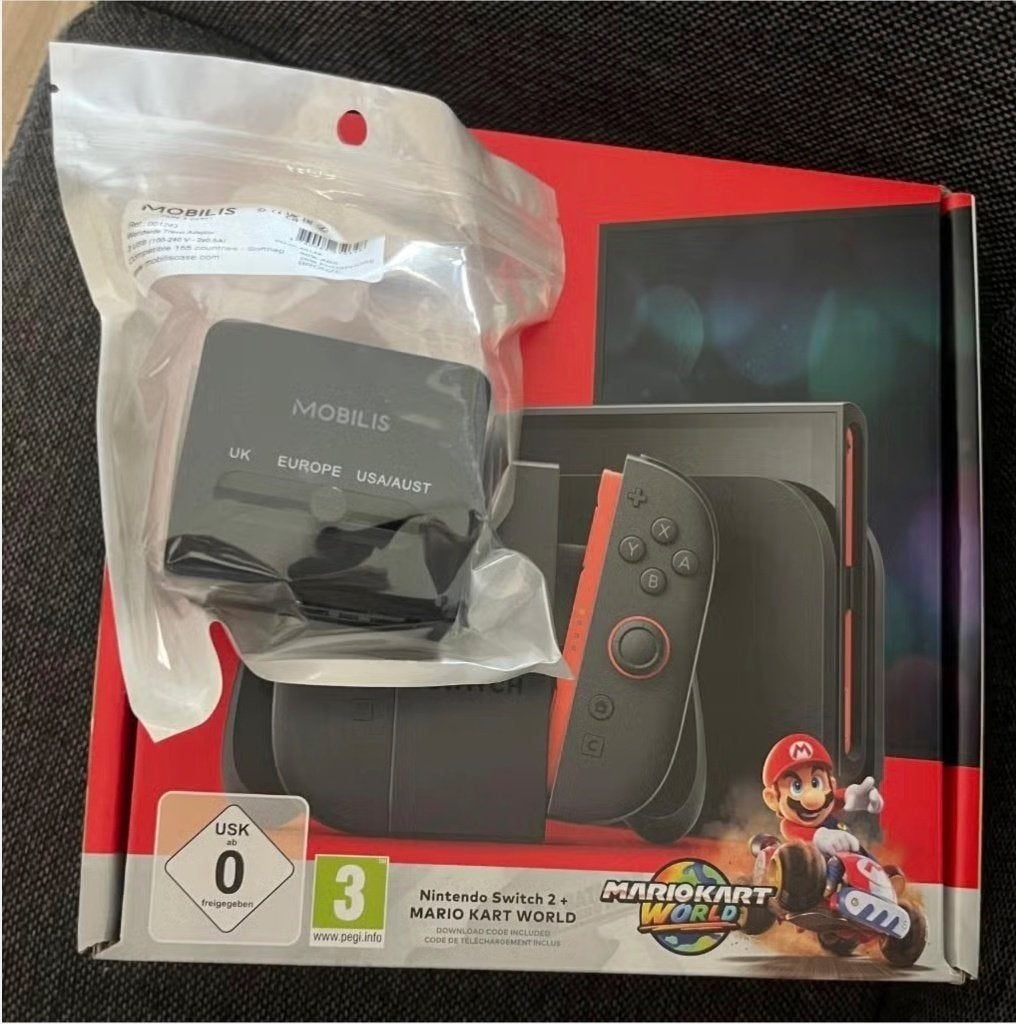 Nintendo Switch 2 + Mario Kart World - NewInBox (not opened), Spelcomputers en Games, Ophalen, Racen en Vliegen, Nieuw, 3 spelers of meer