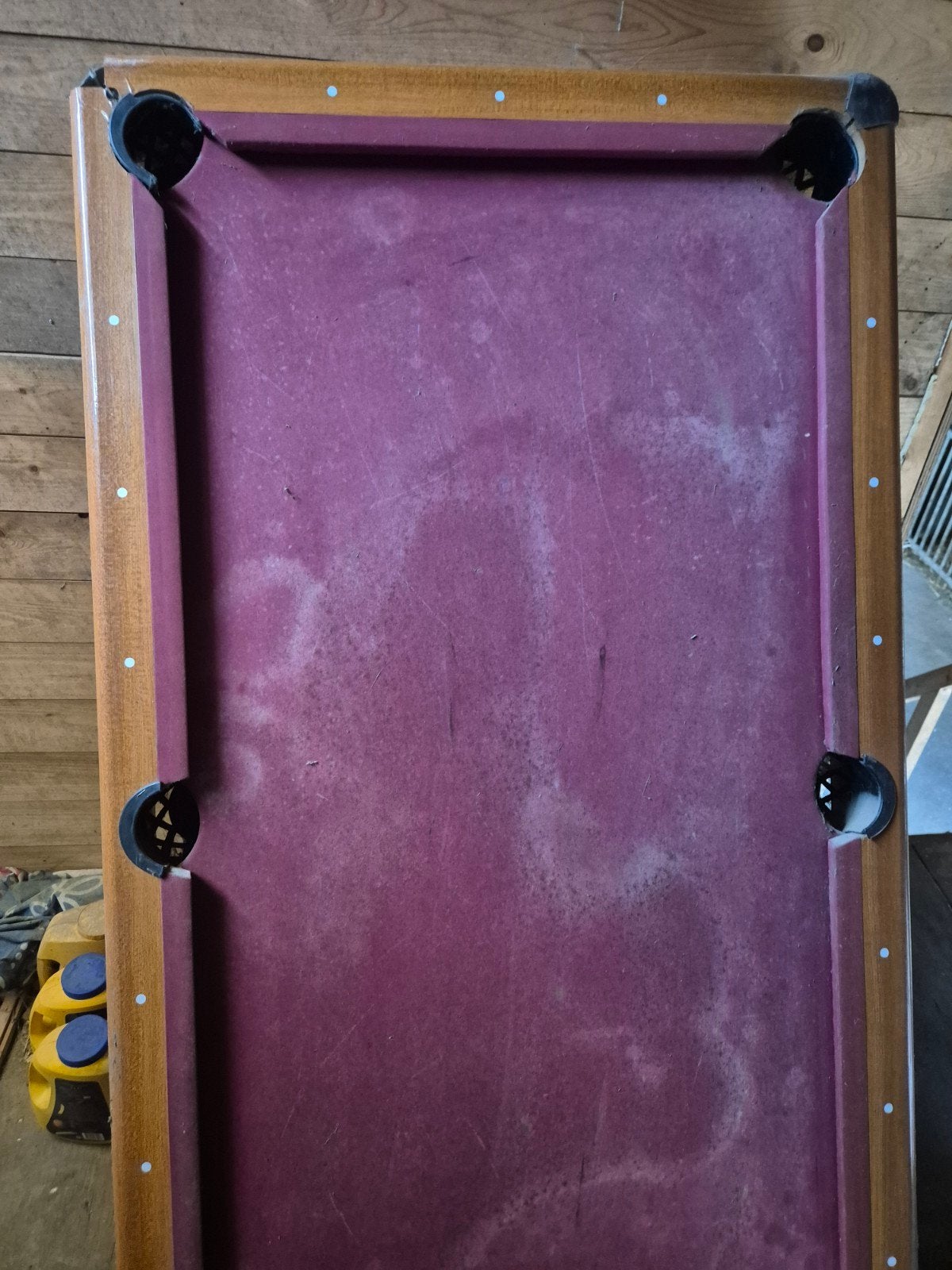 Gebruikte Pooltafel met ballen en triangel, Ophalen of Verzenden, Gebruikt, Pooltafel