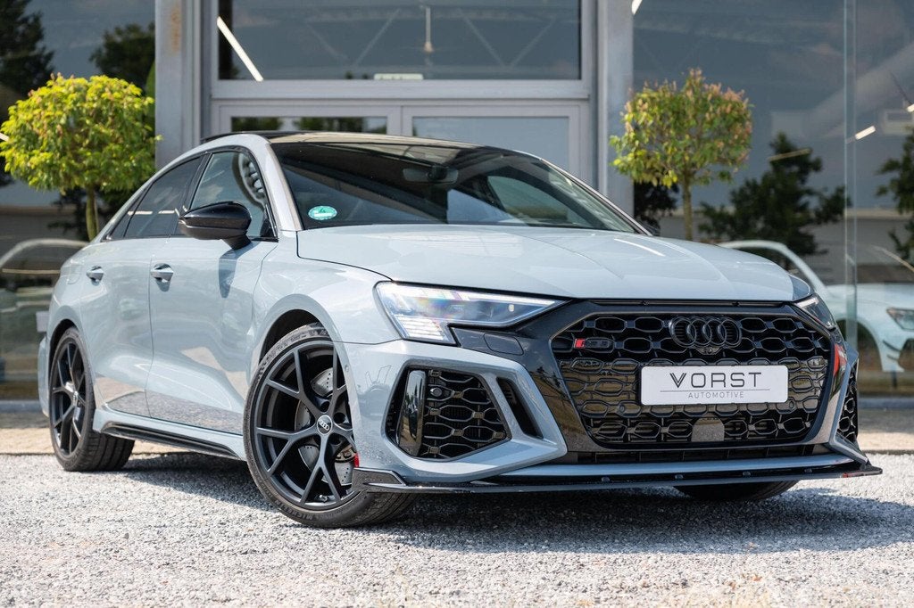 Audi RS 3 2.5 TFSI quattro HUD Pano B&O Milltek Leer, Auto's, Audi, Automaat, Gebruikt, RS3, Leder