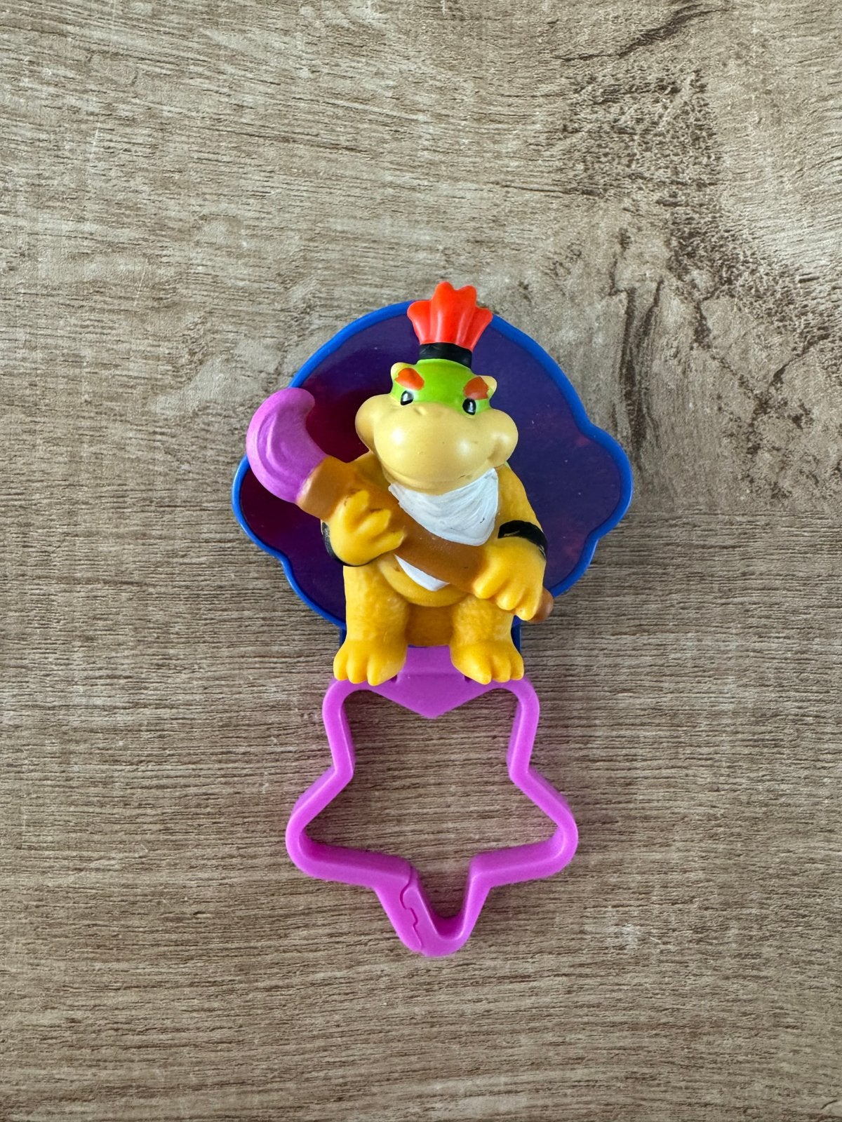 McDonald's Super Mario Bowser Jr. figuur met kwast, Ophalen of Verzenden, Zo goed als nieuw, Jongen of Meisje