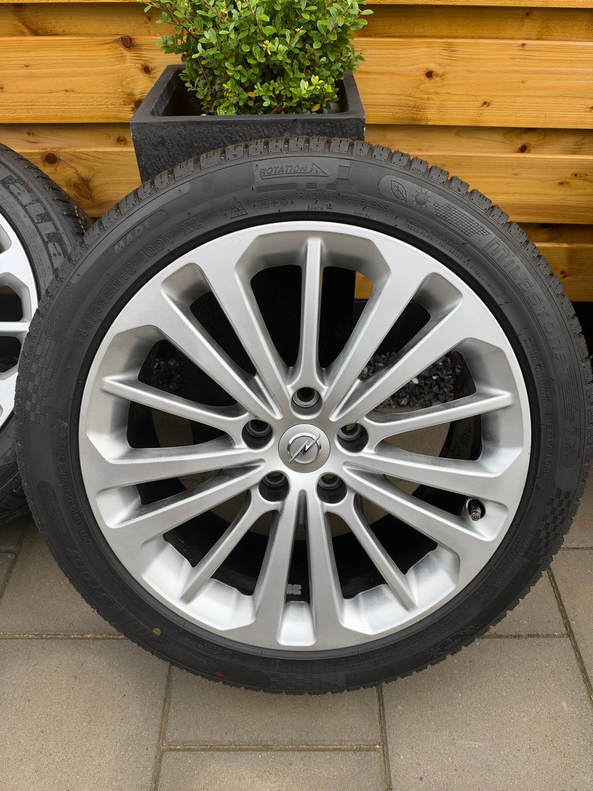 Velgen Opel 5x115 245/45ZR18 all season Insignia B Astra J, Ophalen, 18 inch, Banden en Velgen, All Season