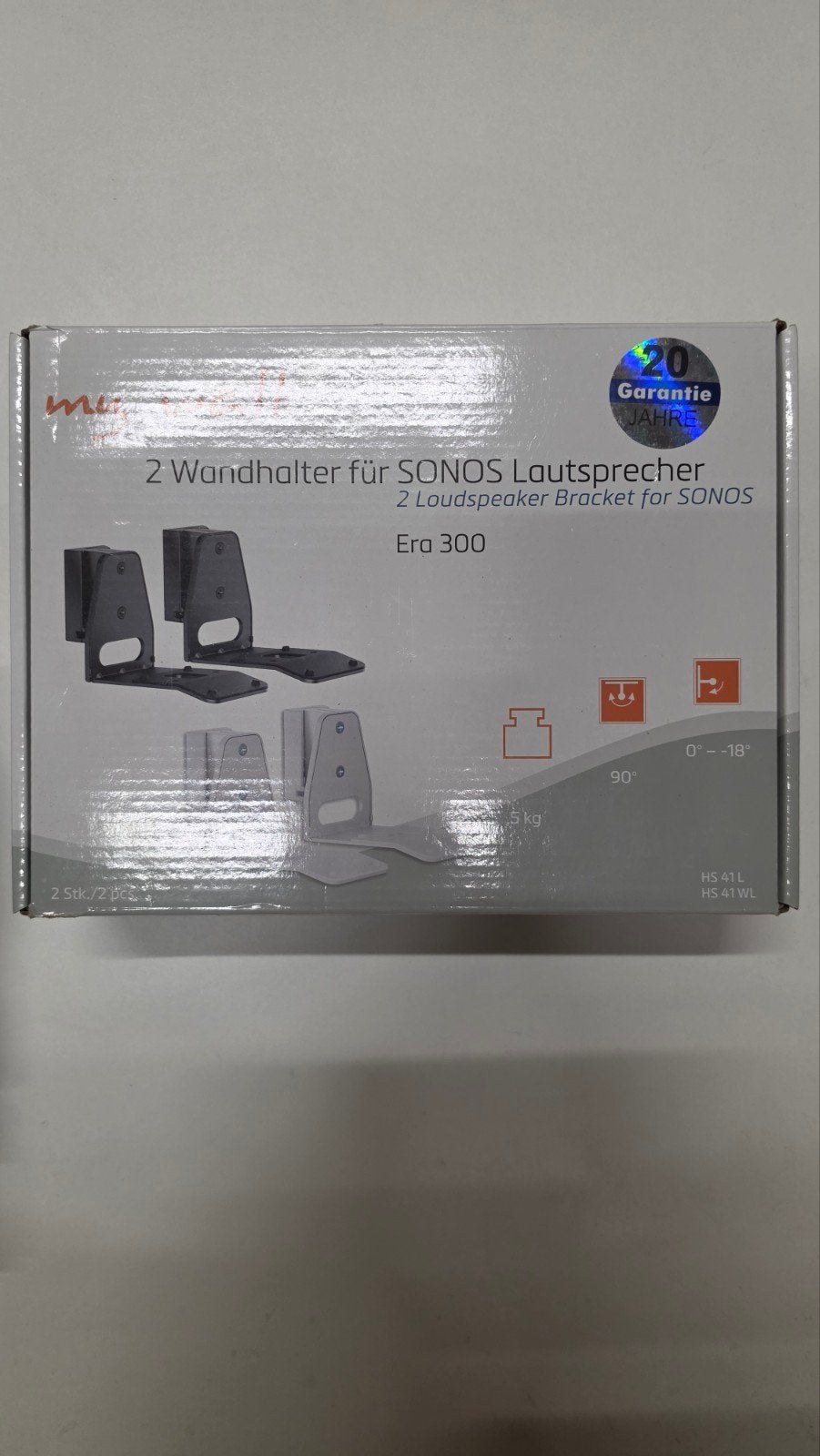 Sonos Era 300 Muurbeugels - 2 stuks Wit, Ophalen of Verzenden
