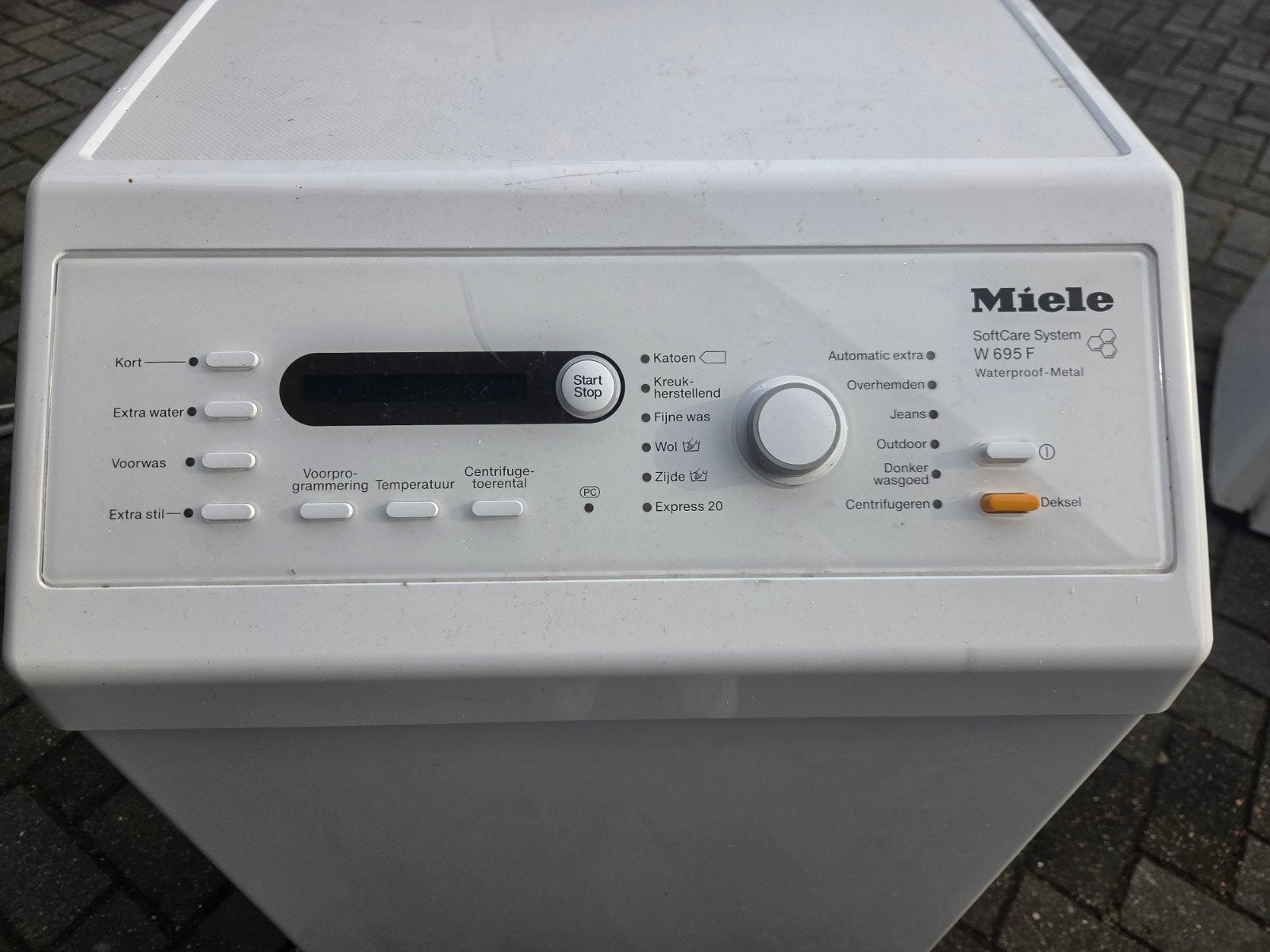 Miele W 695 F SoftCare System Bovenlader Wasmachine, Ophalen, Gebruikt, Bovenlader, Kort programma