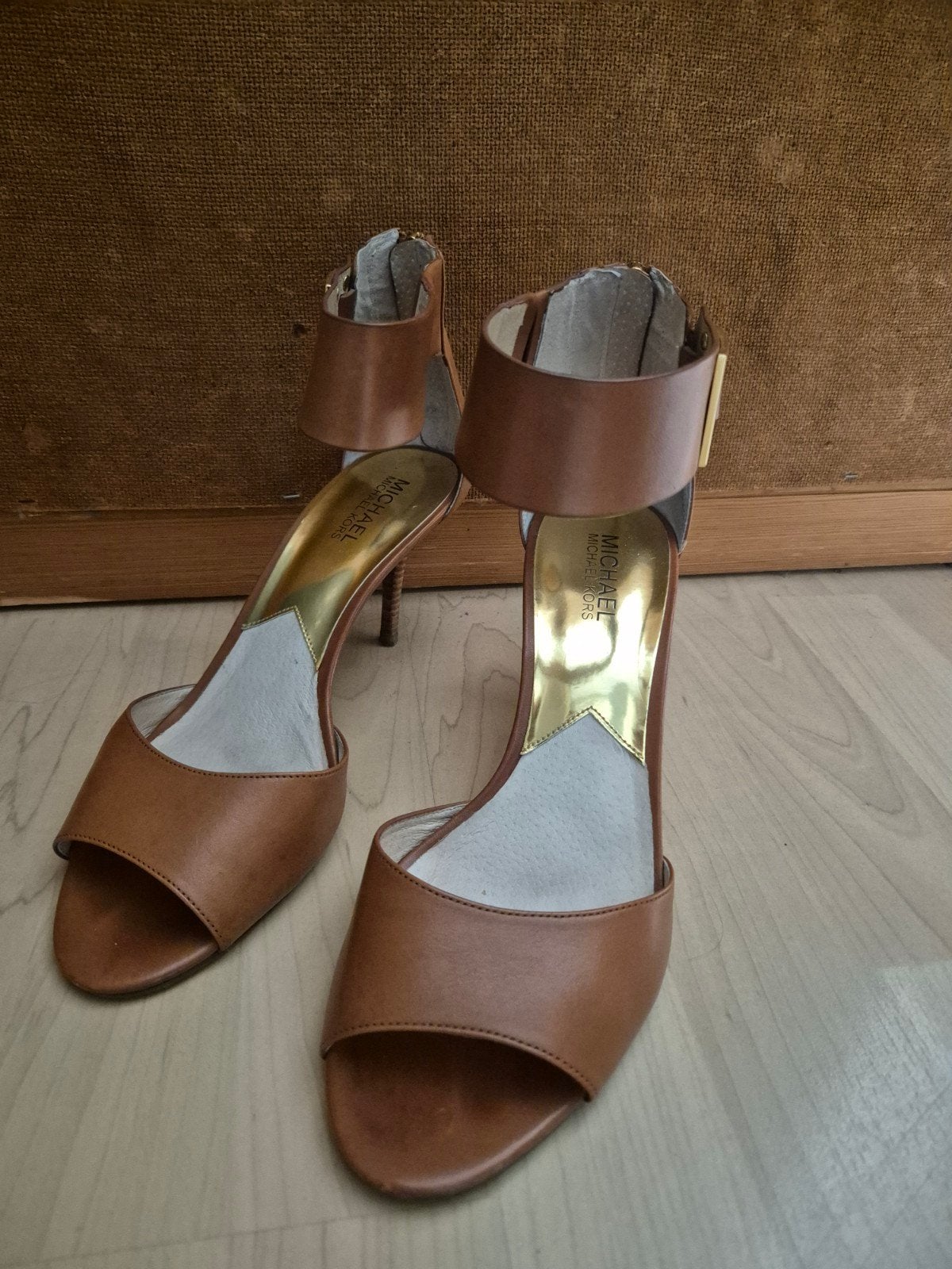 michael kors maat 41 hak 8 cm, Ophalen of Verzenden, Zo goed als nieuw, Zwart