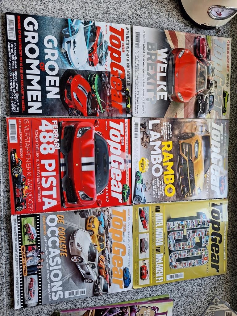 TopGear Magazine Collectie - 6 Nummers, Ophalen of Verzenden, Zo goed als nieuw, Overige typen
