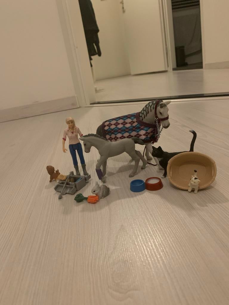 Schleich adventskalender (compleet) horse club 2020 (98269), Ophalen of Verzenden, Gebruikt