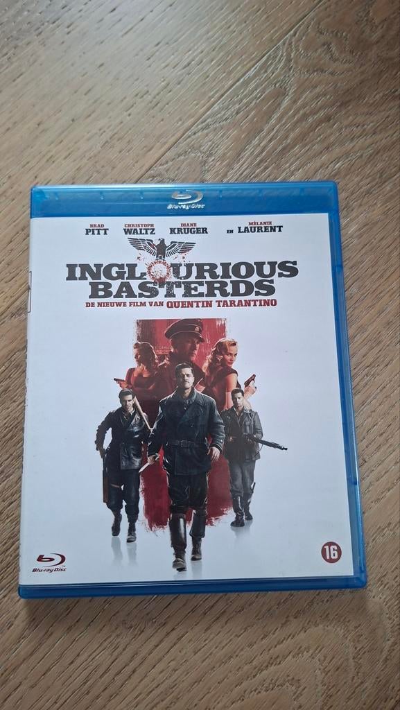 Inglourious Basterds - Quentin Tarantino (Blu-ray), Cd's en Dvd's, Blu-ray, Zo goed als nieuw, Actie, Ophalen of Verzenden