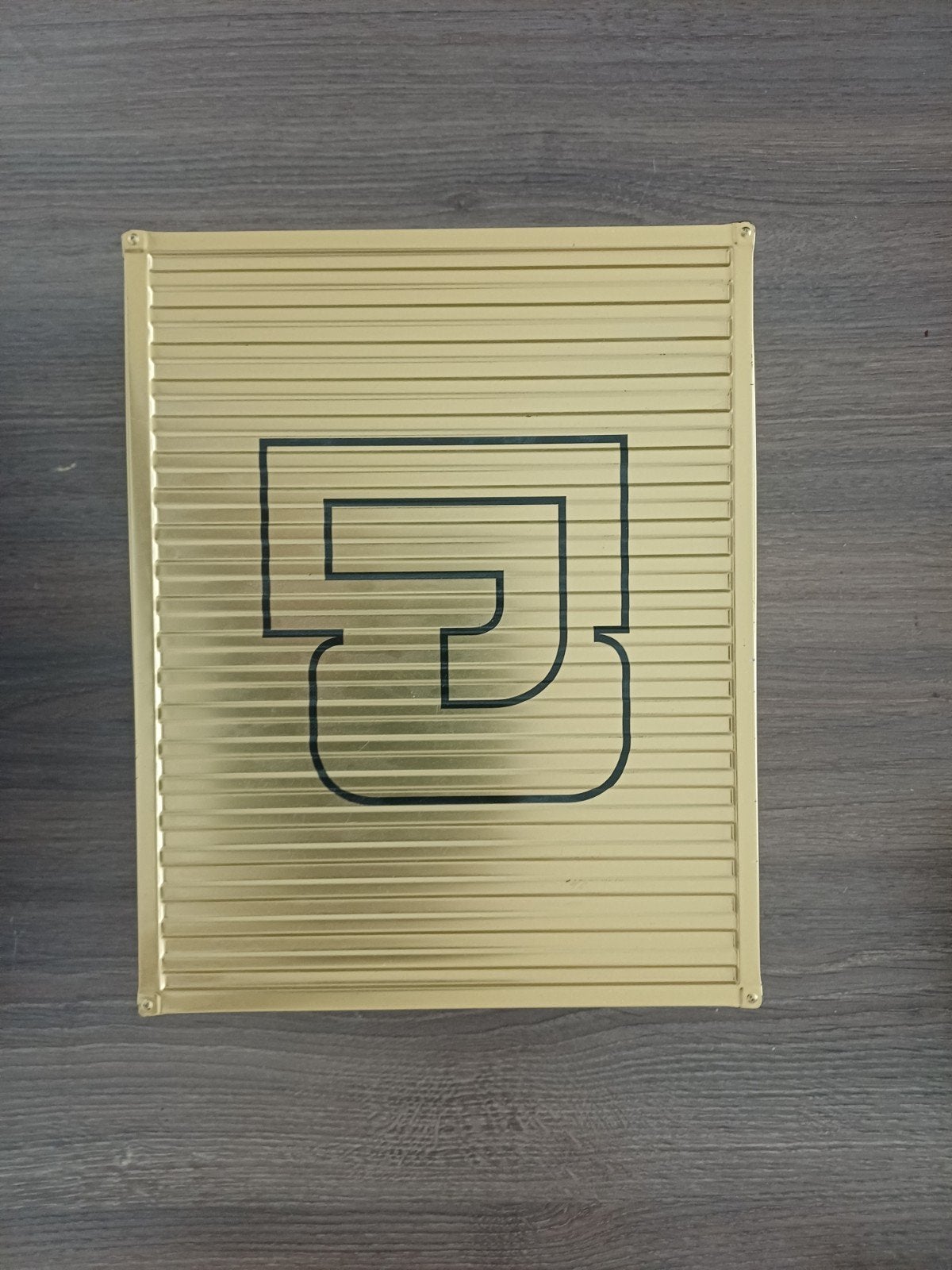 Paco Rabanne Opbergblik - Goudkleurig (24x19,5 cm), Verzamelen, Ophalen of Verzenden, Gebruikt, Overige, Overige merken