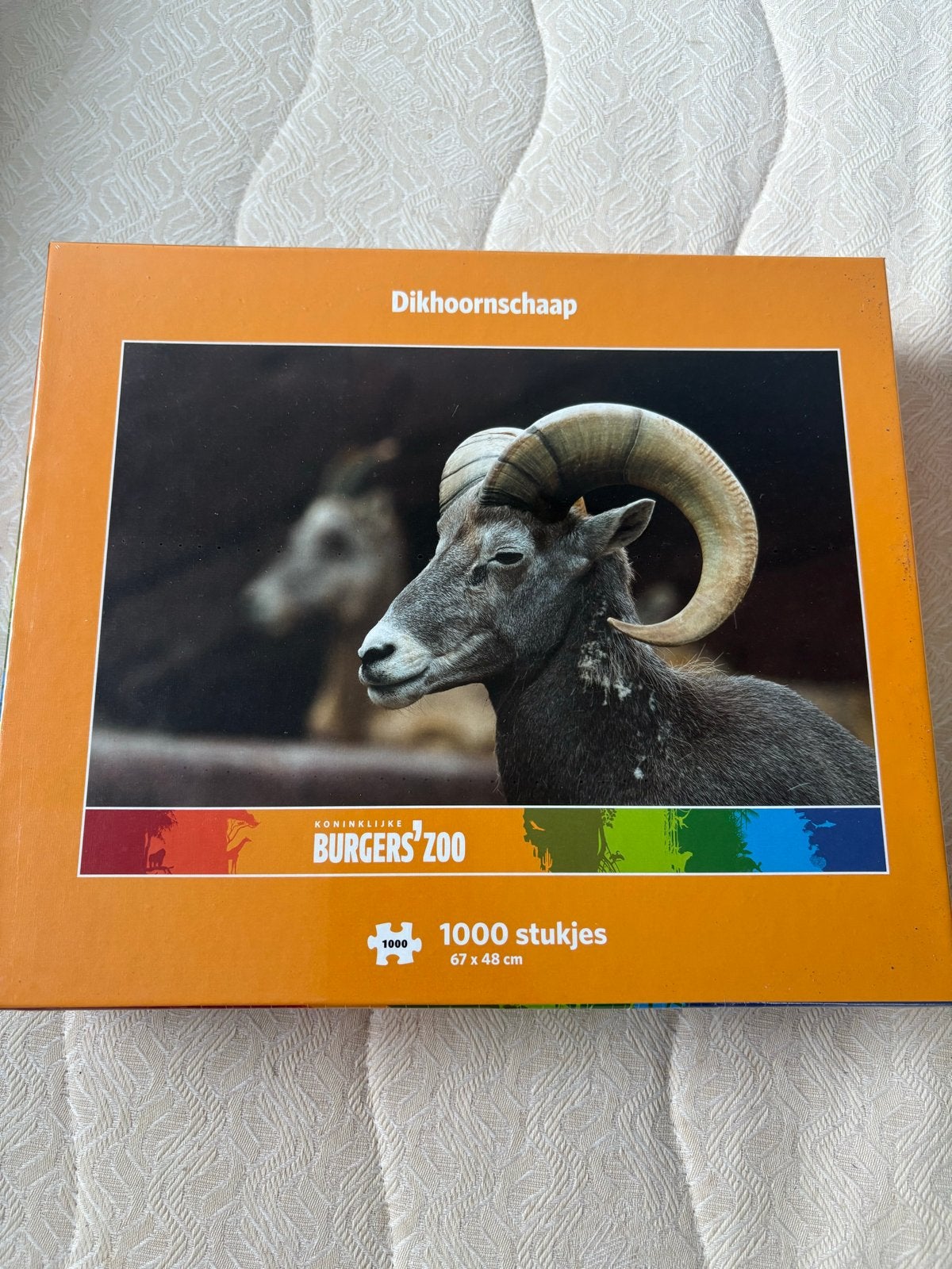 Nieuw Dikhhoornschaap puzzel Burgers' Zoo 1000 stukjes, Ophalen of Verzenden, Meer dan 50 stukjes, Nieuw, 6 jaar of ouder
