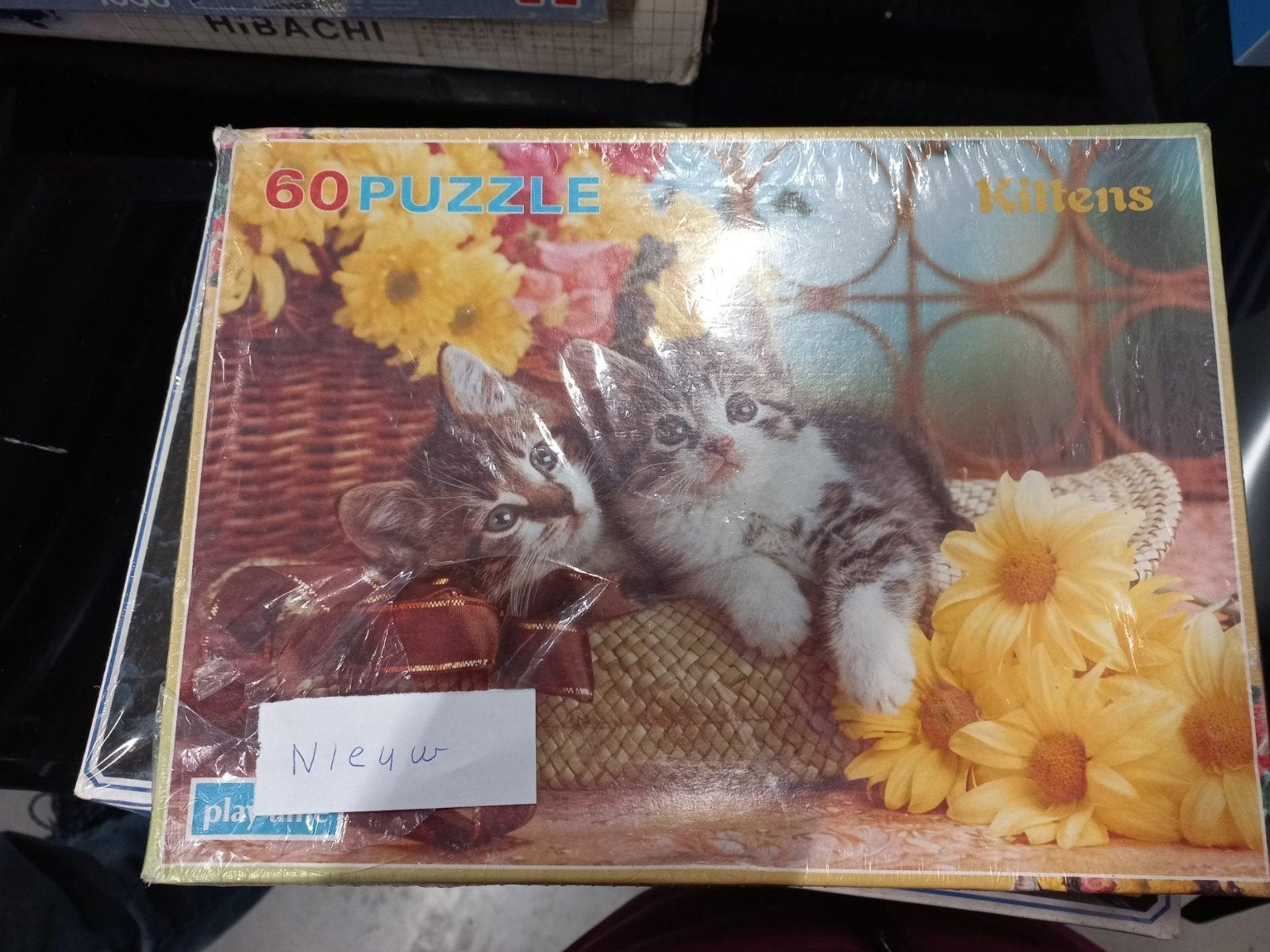 Nieuwe legpuzzel 60 stukjes met kittens, Ophalen, Minder dan 500 stukjes, Nieuw, Legpuzzel