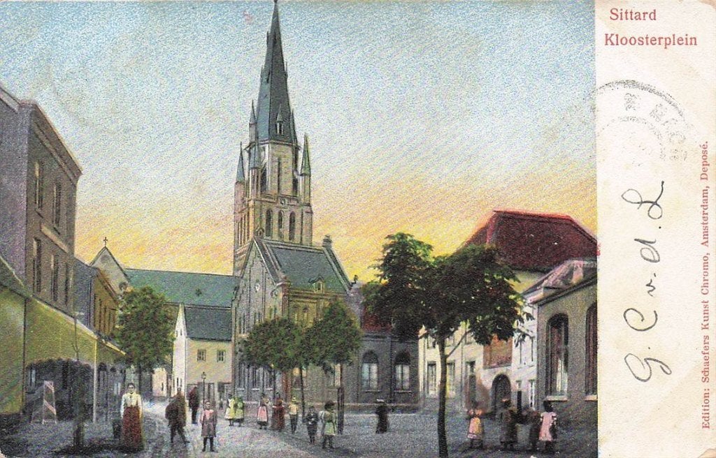 702-335-015 Sittard Kloosterplein, Verzenden, Voor 1920, Limburg