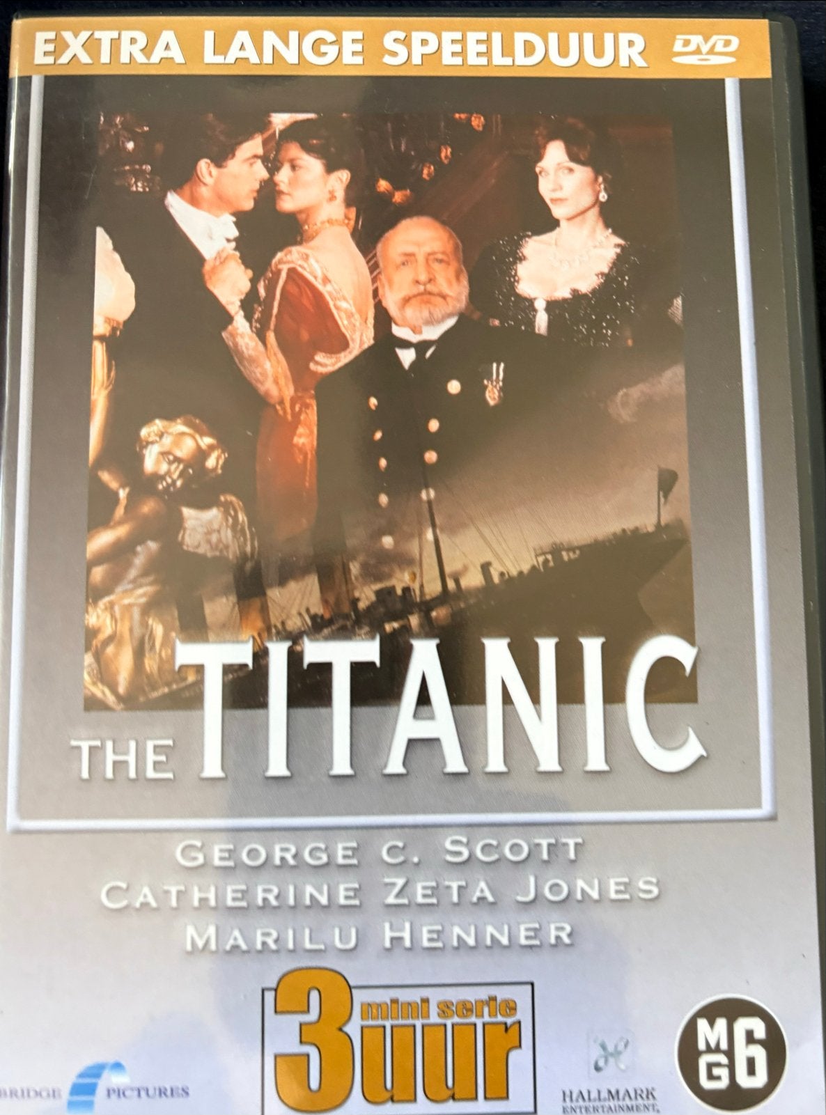 The Titanic DVD - Film 3 Uur - George C. Scott, Nederlands, Ophalen of Verzenden, Vanaf 6 jaar, Historisch