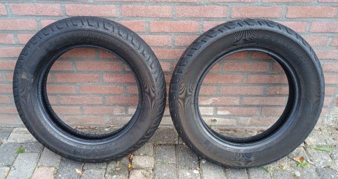 Zeer nette set Harley Davidson Dunlop motorbanden, Onbekend, Ophalen of Verzenden, Onbekend, Gebruikt
