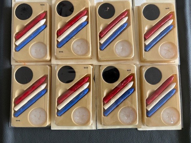 piet sinterklaas feest schmink set 8 delig en 3 delig samen, Ophalen of Verzenden, Nieuw