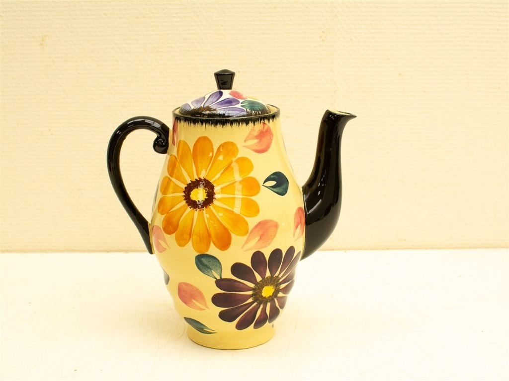 Boch porseleinen theepot 32402, Gebruikt, Ophalen of Verzenden, Bord(en), Overige stijlen