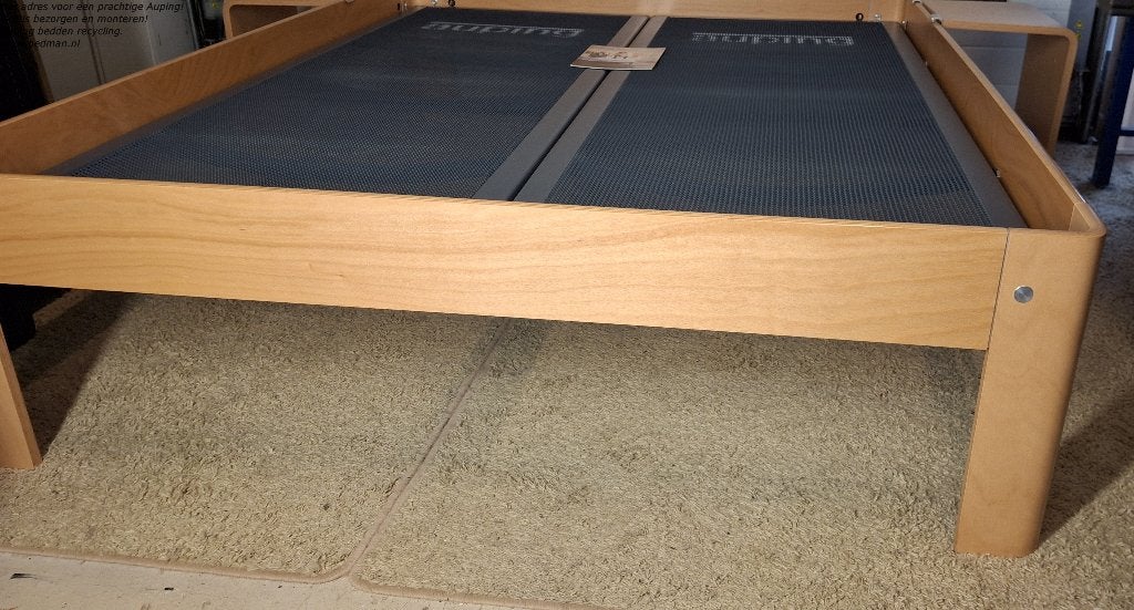 Prachtige Auping Auronde hoge uitv! Gratis bezorgen en Mont!, Huis en Inrichting, Slaapkamer | Bedden, Bruin, 210 cm, Tweepersoons
