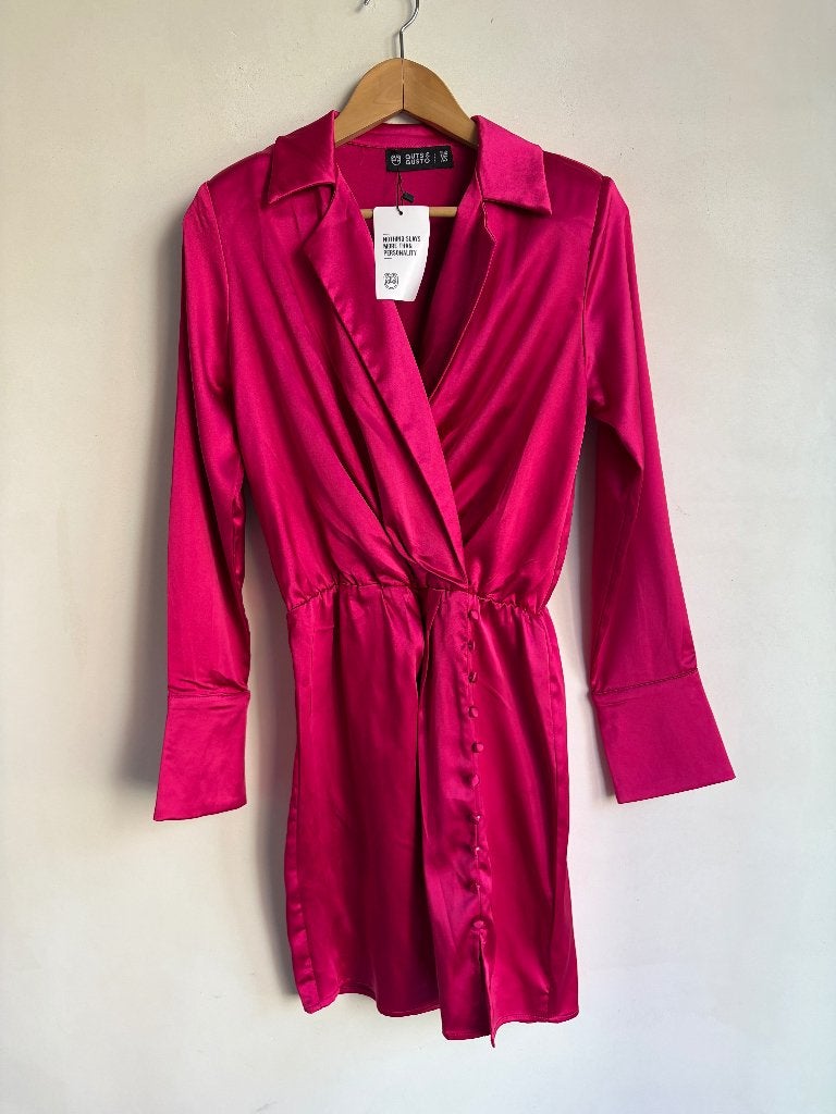 guts & gusto jurkje nieuw maat XS roze jurk, Guts & Gusto, Verzenden, Nieuw, Knielengte