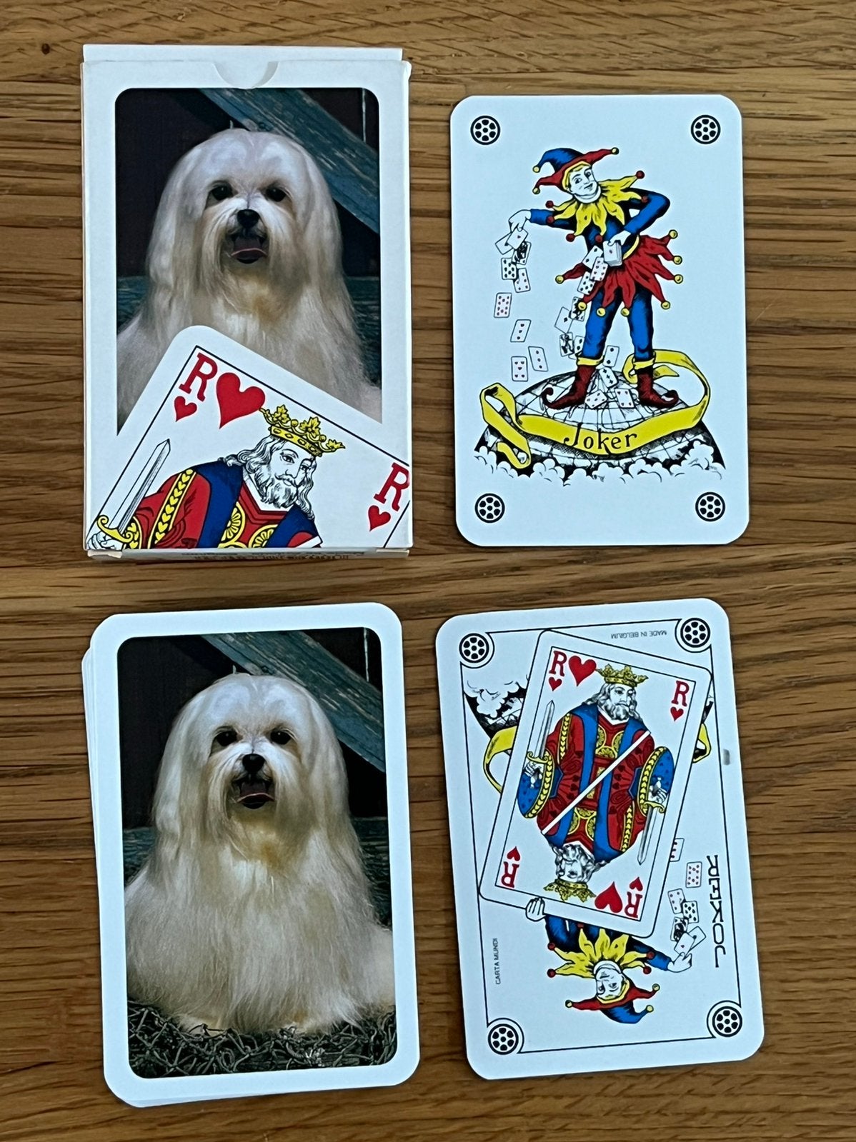 Speelkaarten kaartspel Maltezer leeuwtje deck playing cards, Verzenden, Zo goed als nieuw, Speelkaart(en)