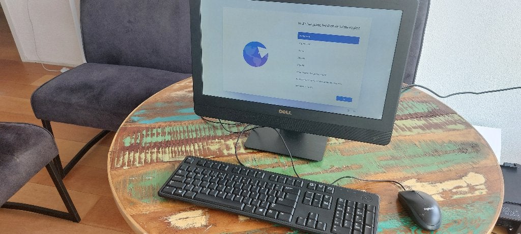 Dell Optiplex all-in-one computer, Ophalen, Zo goed als nieuw, SSD