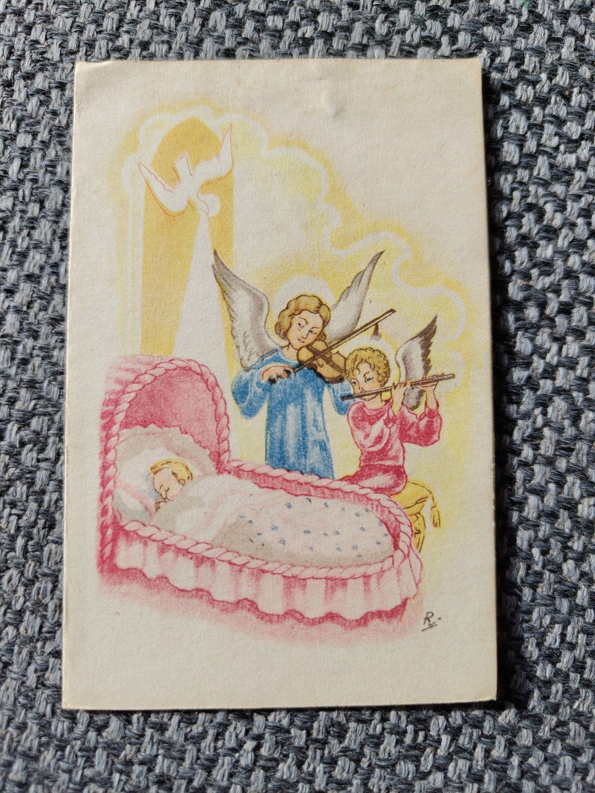 Jantje te Alkmaar, Verzamelen, Ophalen of Verzenden, Voor 1970, Geboortekaartje