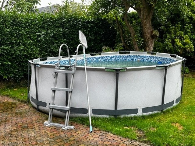 Zwembad (rond), Ophalen, Gebruikt, 80 tot 120 cm, Rond