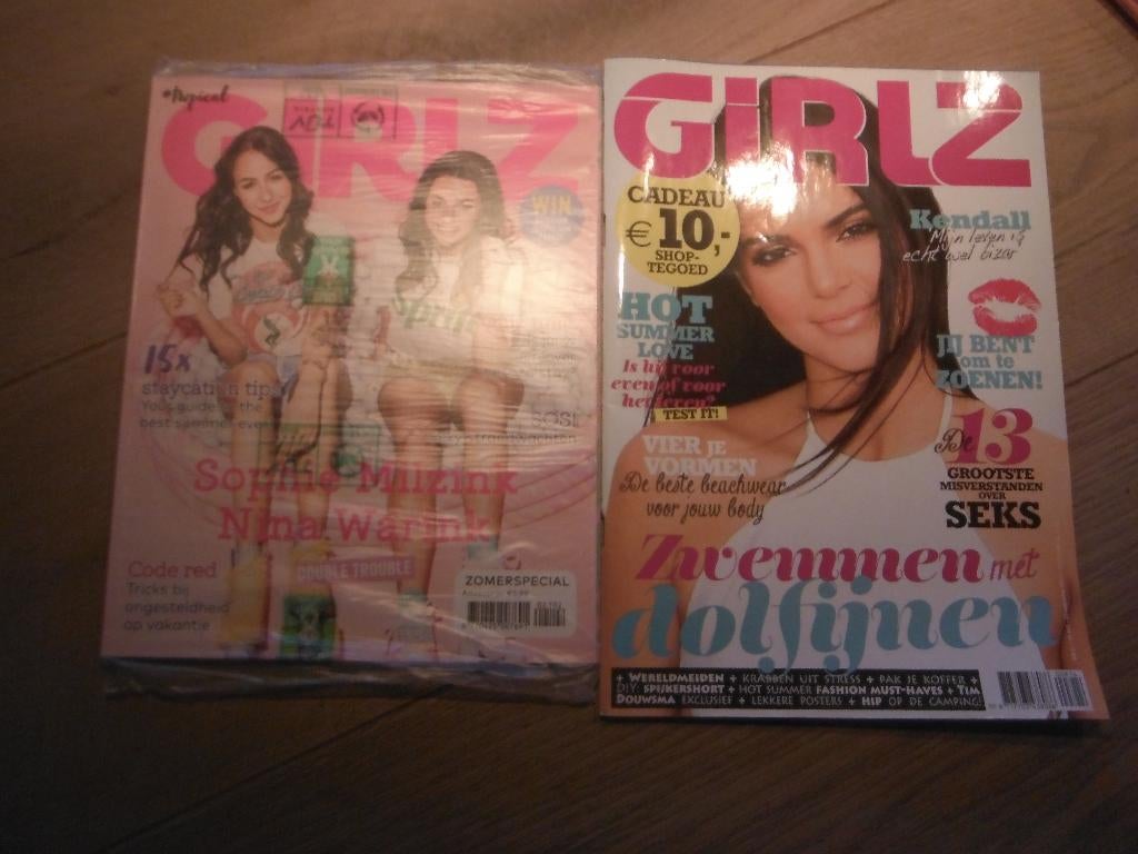 Girlz nr 8 2014 en Girlz zomerspecial 2021, Verzenden, Nieuw, Glossy