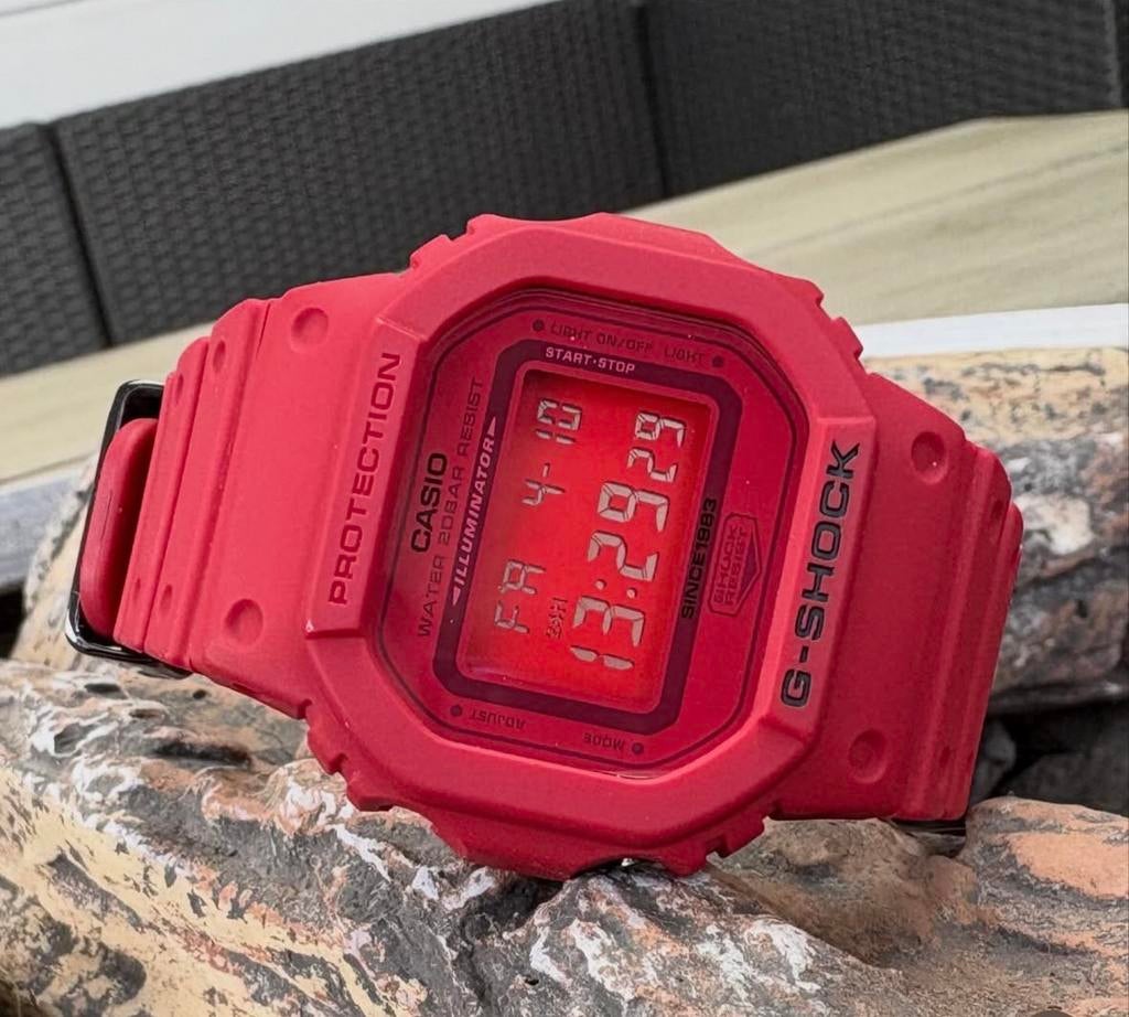 VERKOCHT!!! G Shock horloge VERKOCHT!!!, Ophalen of Verzenden, Zo goed als nieuw, Kunststof, Casio