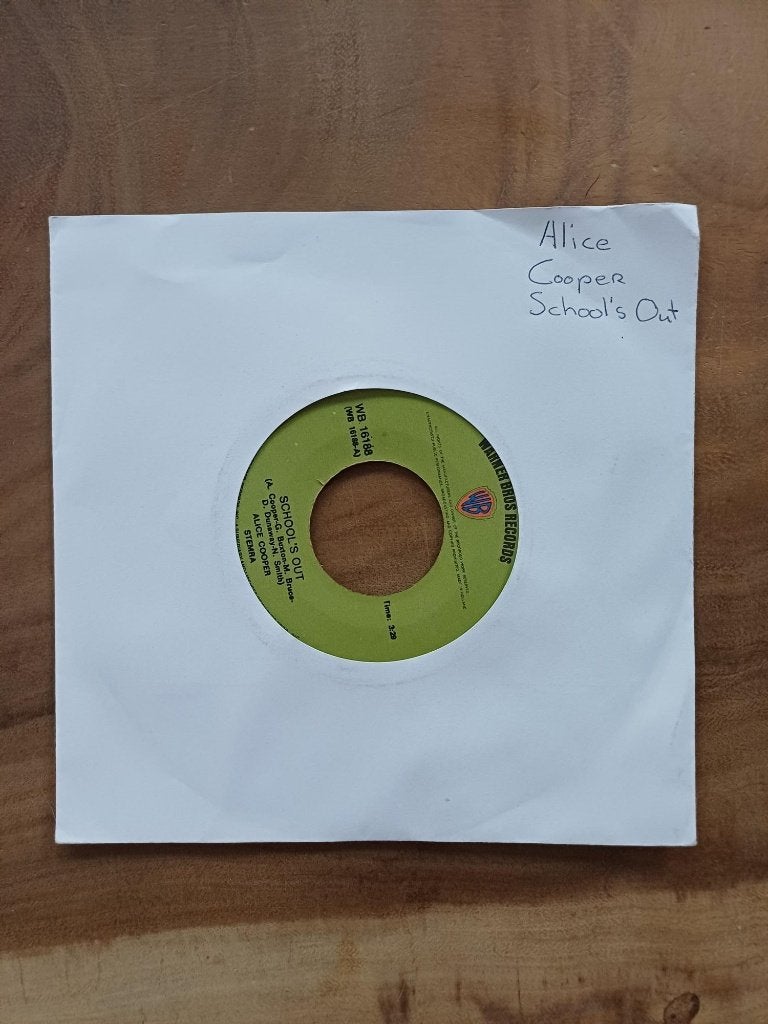 Alice Cooper - School's Out - Single - Vinyl, Ophalen of Verzenden, Gebruikt