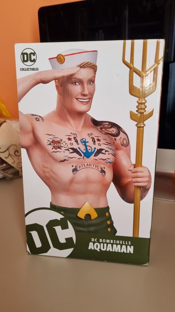 DC Bombshells Aquaman statue, Ophalen of Verzenden, Nieuw