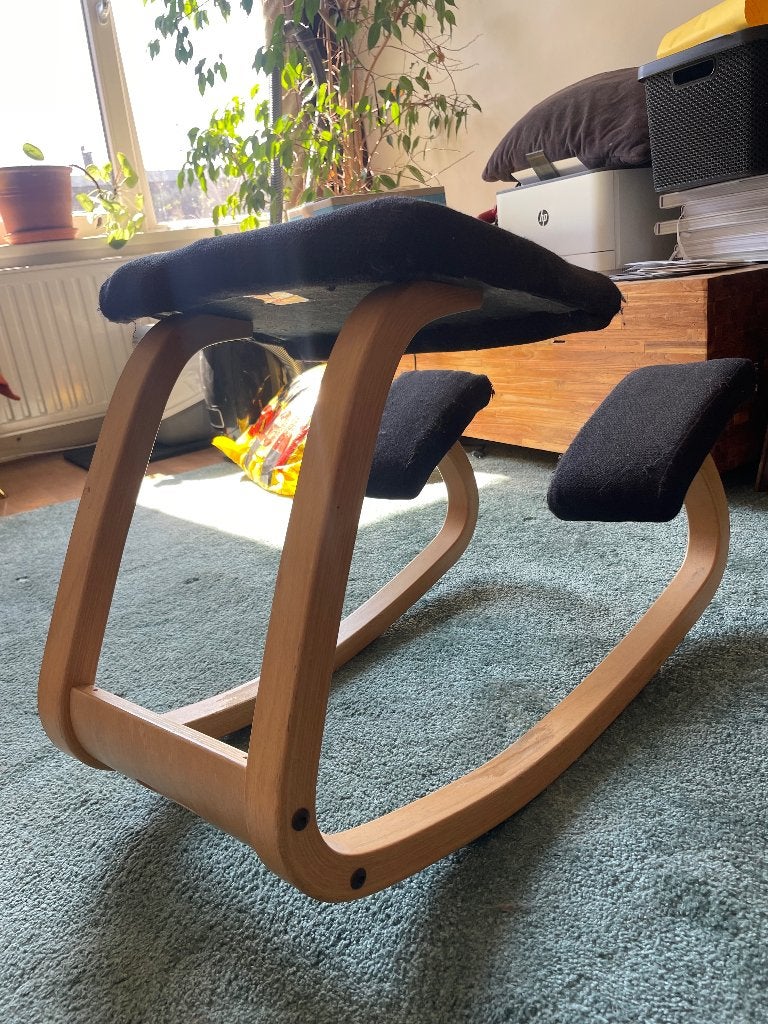 Stokke Varier ergonomische bureaustoel, Ophalen, Gebruikt, Zwart, Bureaustoel