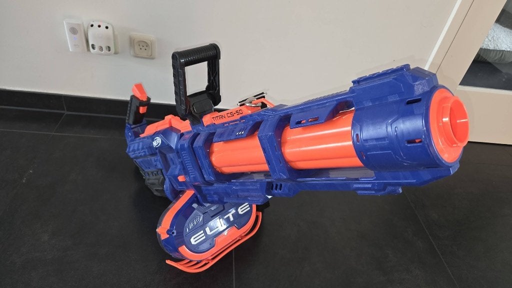 Nerf Titan CS-50, Kinderen en Baby's, Speelgoed | Buiten | Actiespeelgoed, Ophalen, Zo goed als nieuw