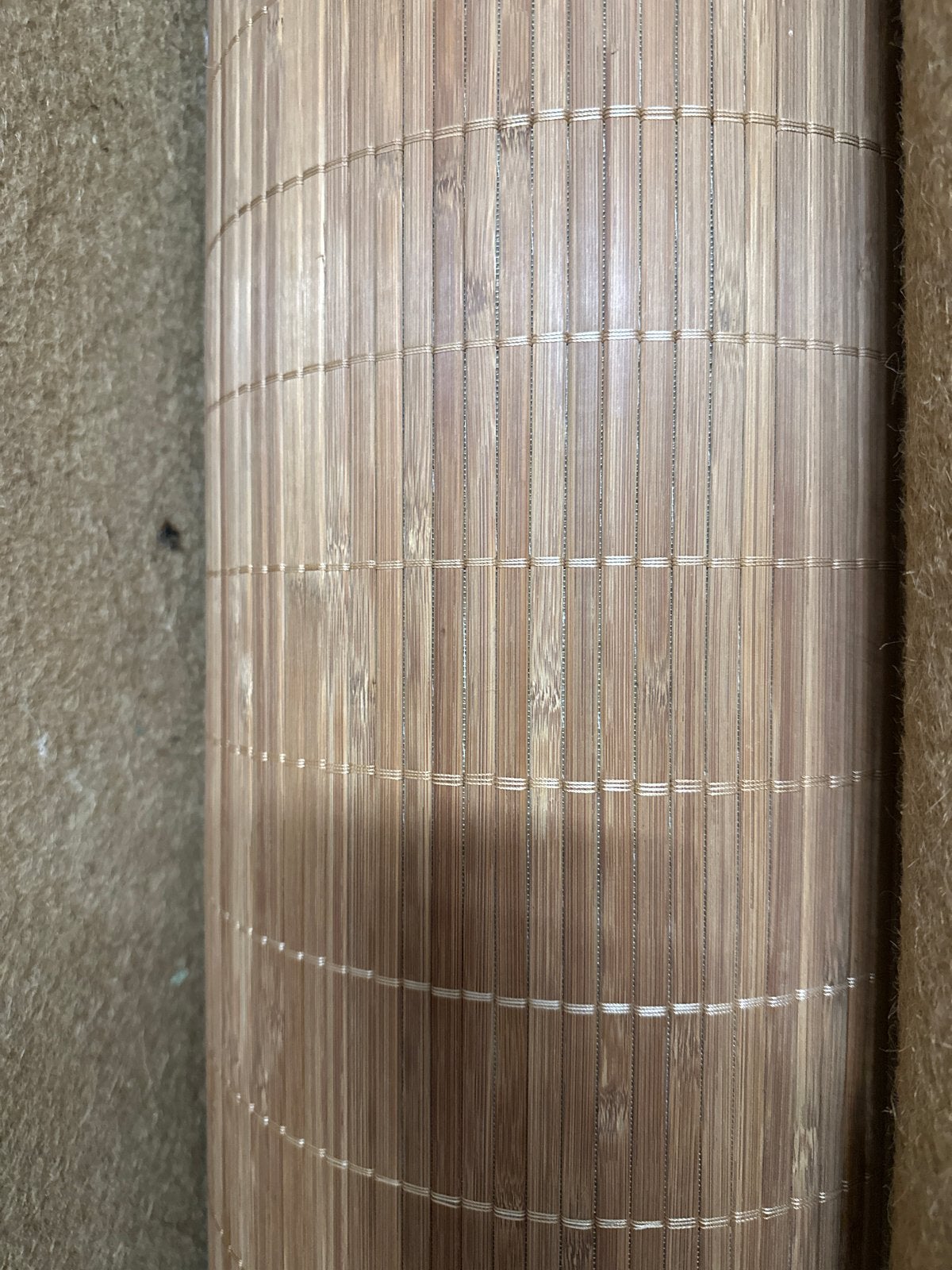 Bamboe mat op rol - Natuurlijke uitstraling Polewrap, Gebruikt, 100 tot 150 cm, Bruin, 200 cm of meer